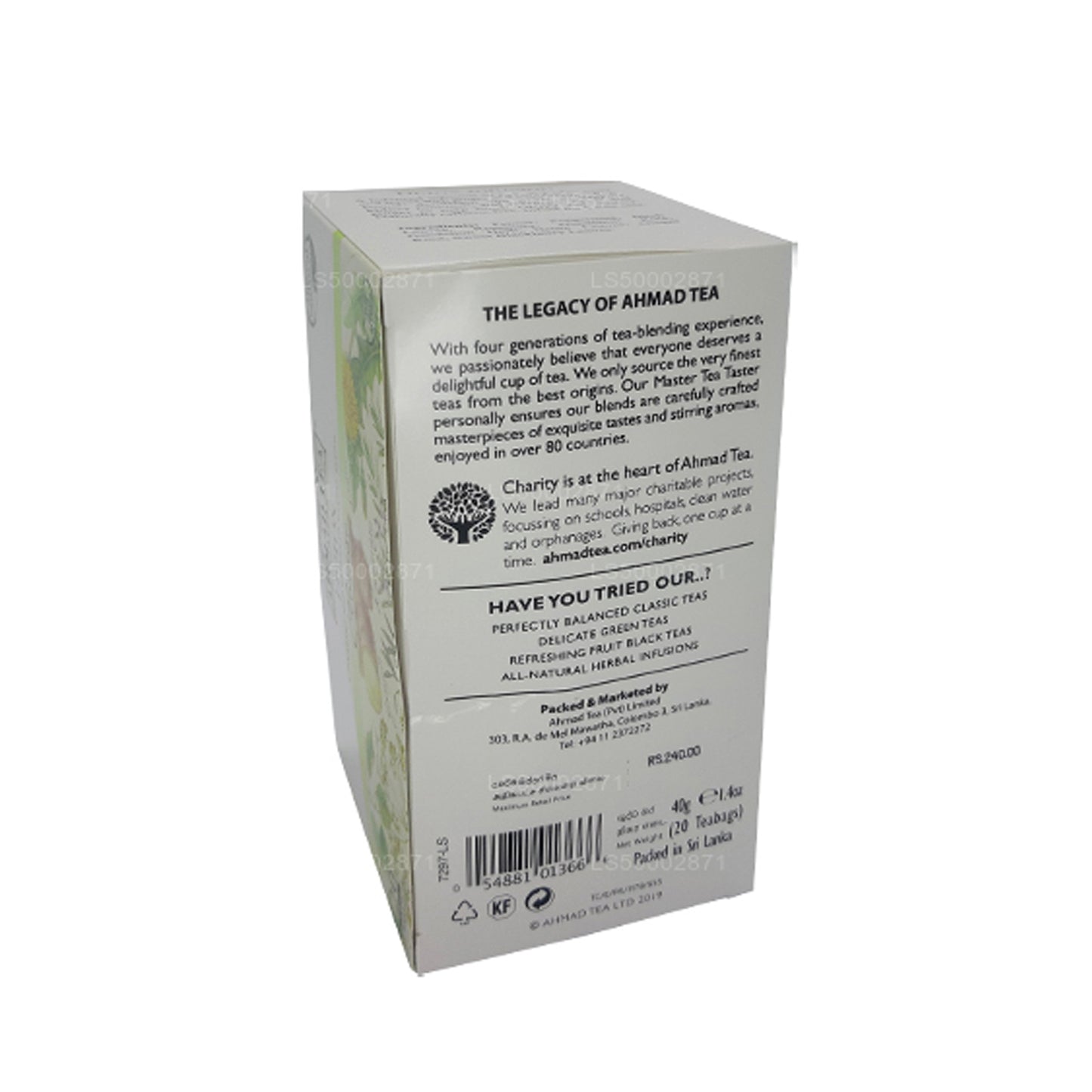 Ahmad Tea Detox Cleanse (40g) 20 Tea Bag