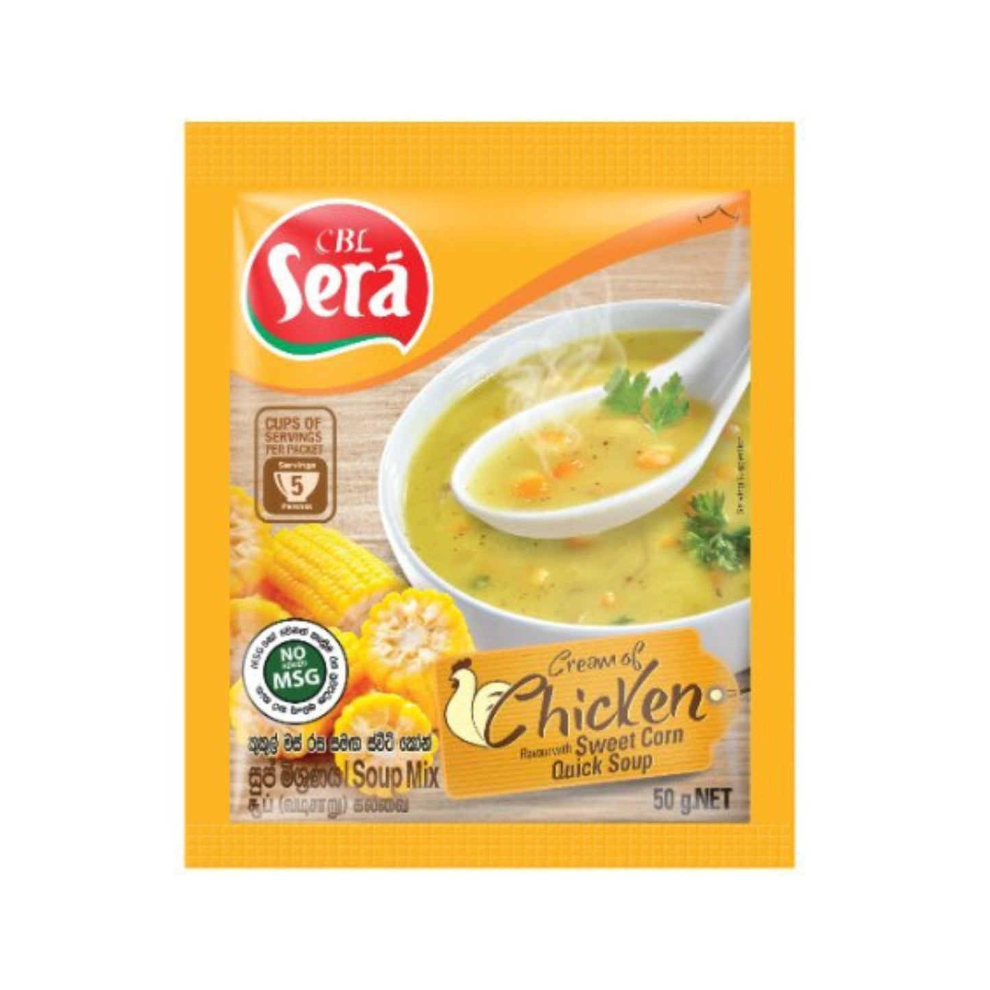 Sera kreemjas kana ja magusa maisi kiirsupp (50g)