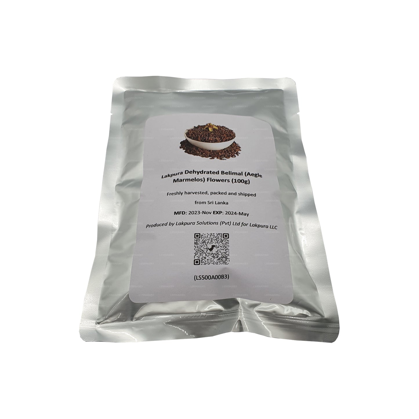 Lakpura kuivatatud Belimal (Aegle Marmelos) lilled