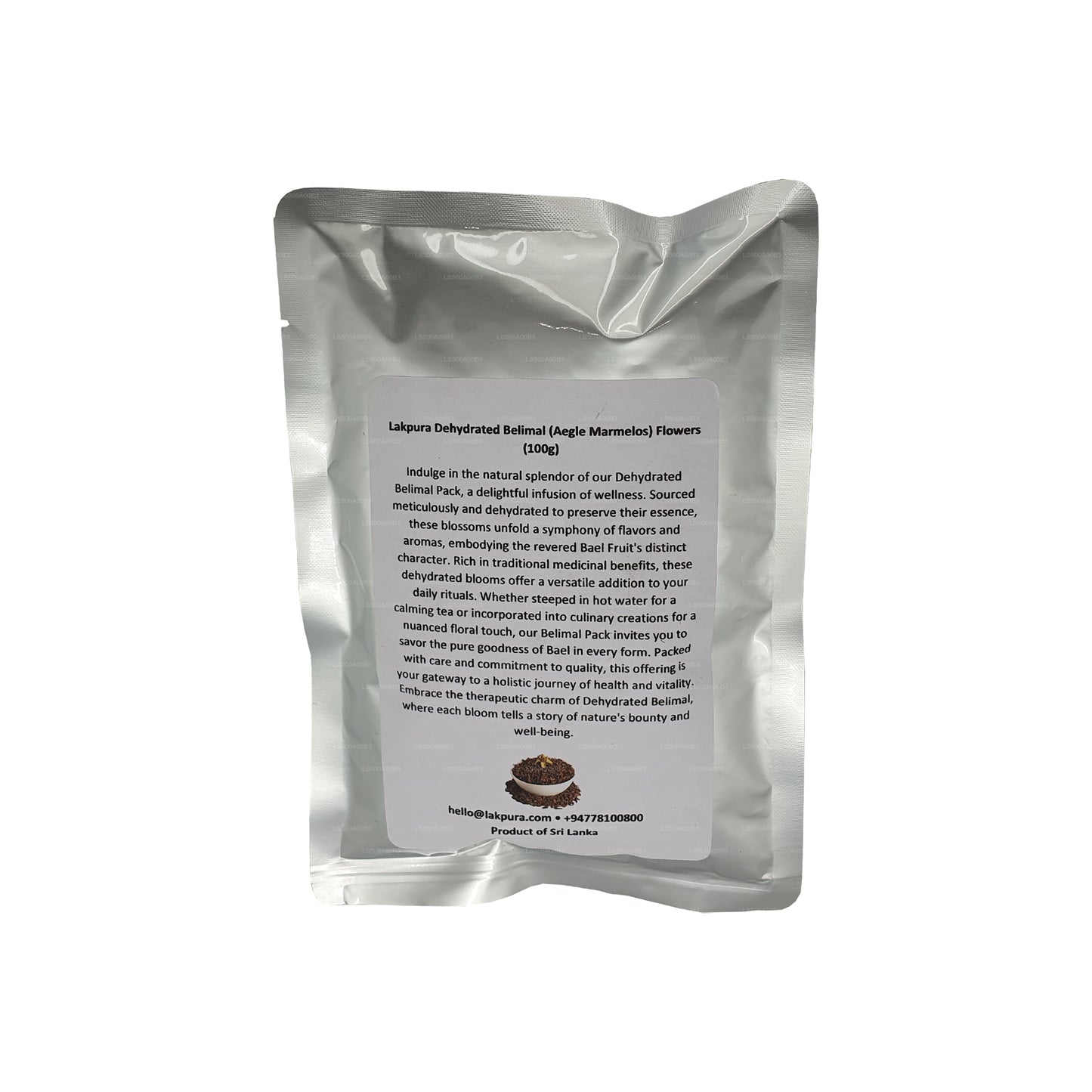 Lakpura kuivatatud Belimal (Aegle Marmelos) lilled
