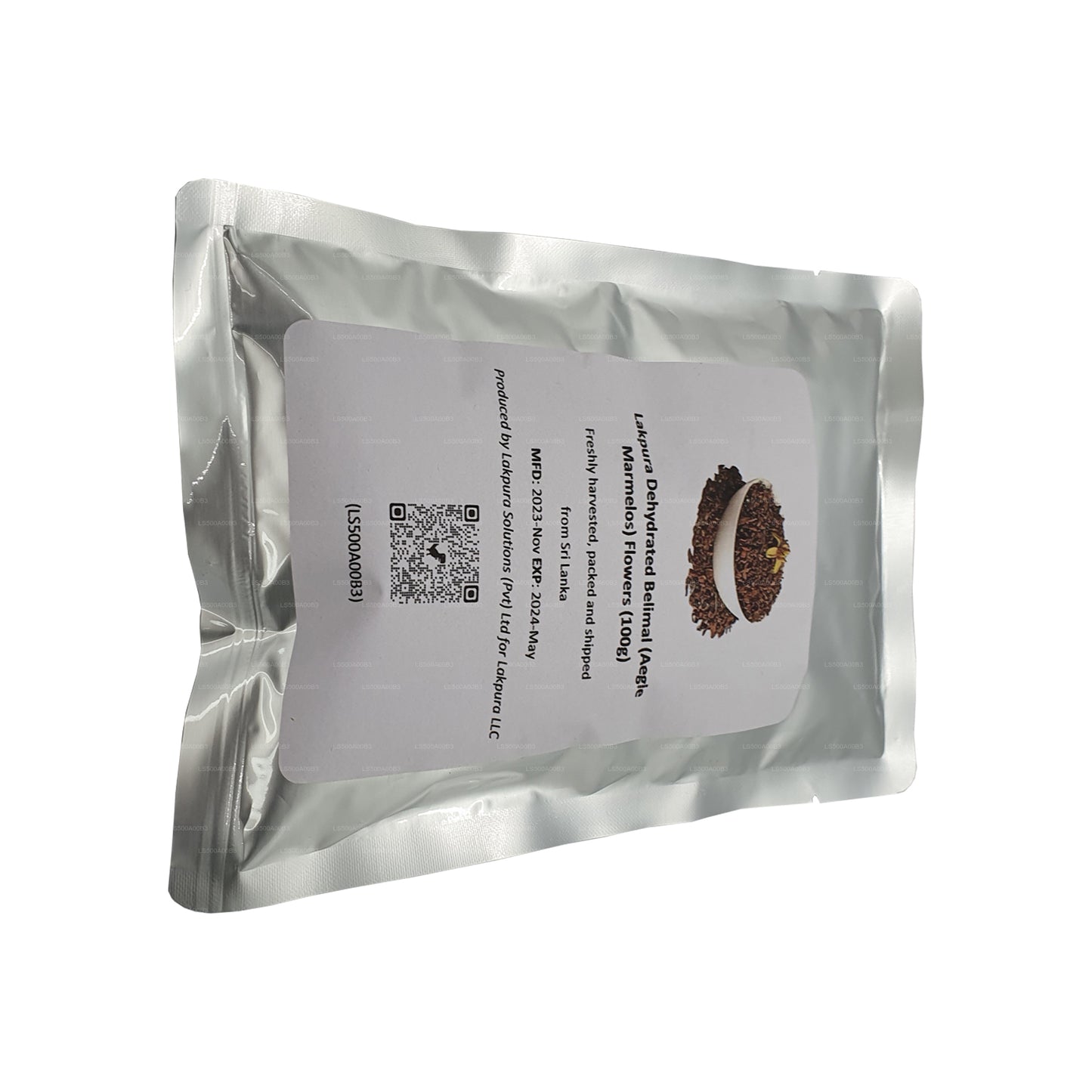 Lakpura kuivatatud Belimal (Aegle Marmelos) lilled