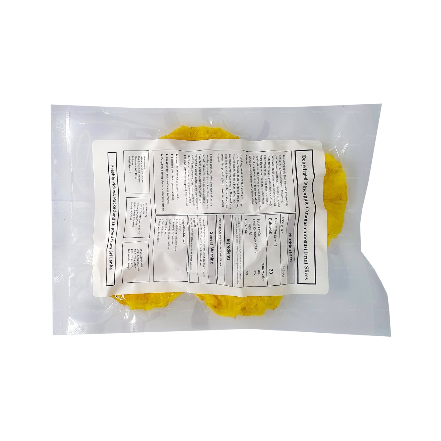 Lakpura Dehydrated Pineapple Slices
