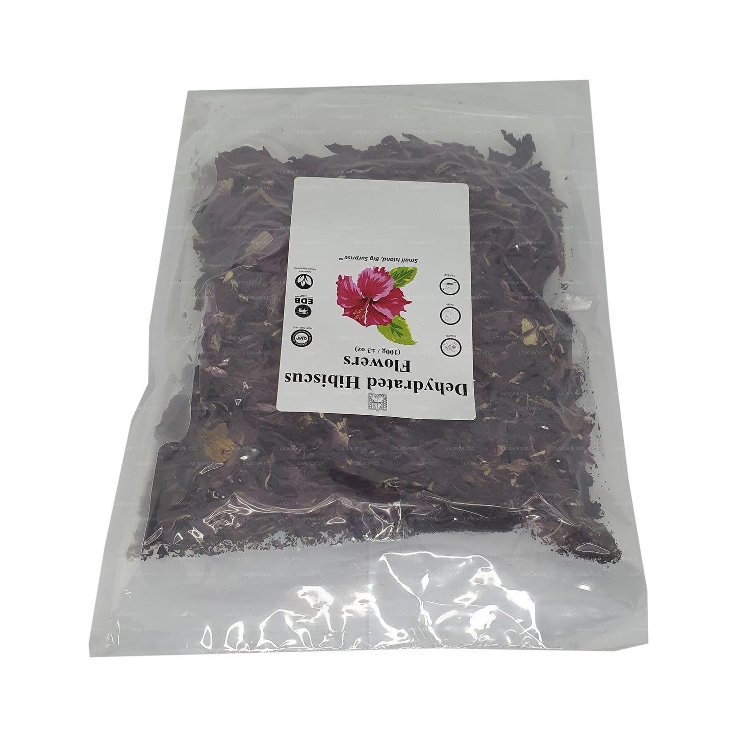 Lakpura® kuivatatud hibiskuseroosi (Wada Mal) õied