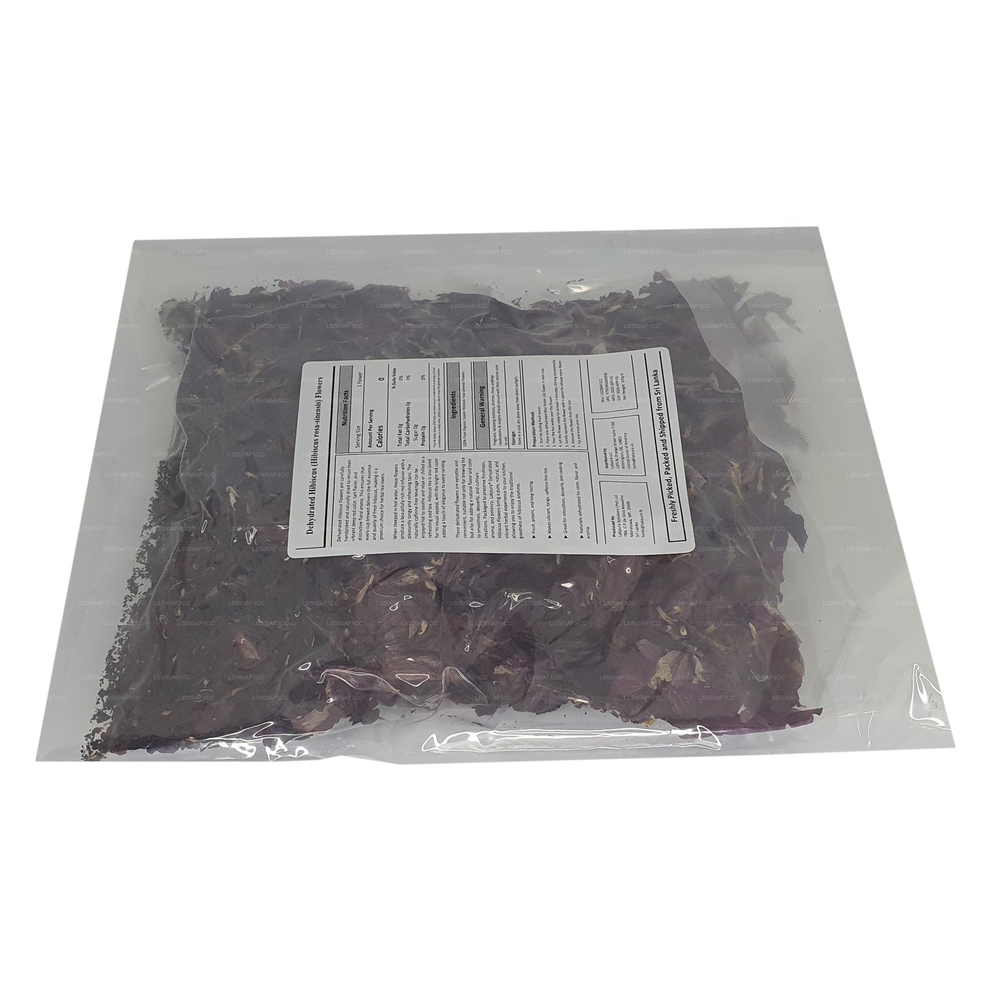 Lakpura® kuivatatud hibiskuseroosi (Wada Mal) õied