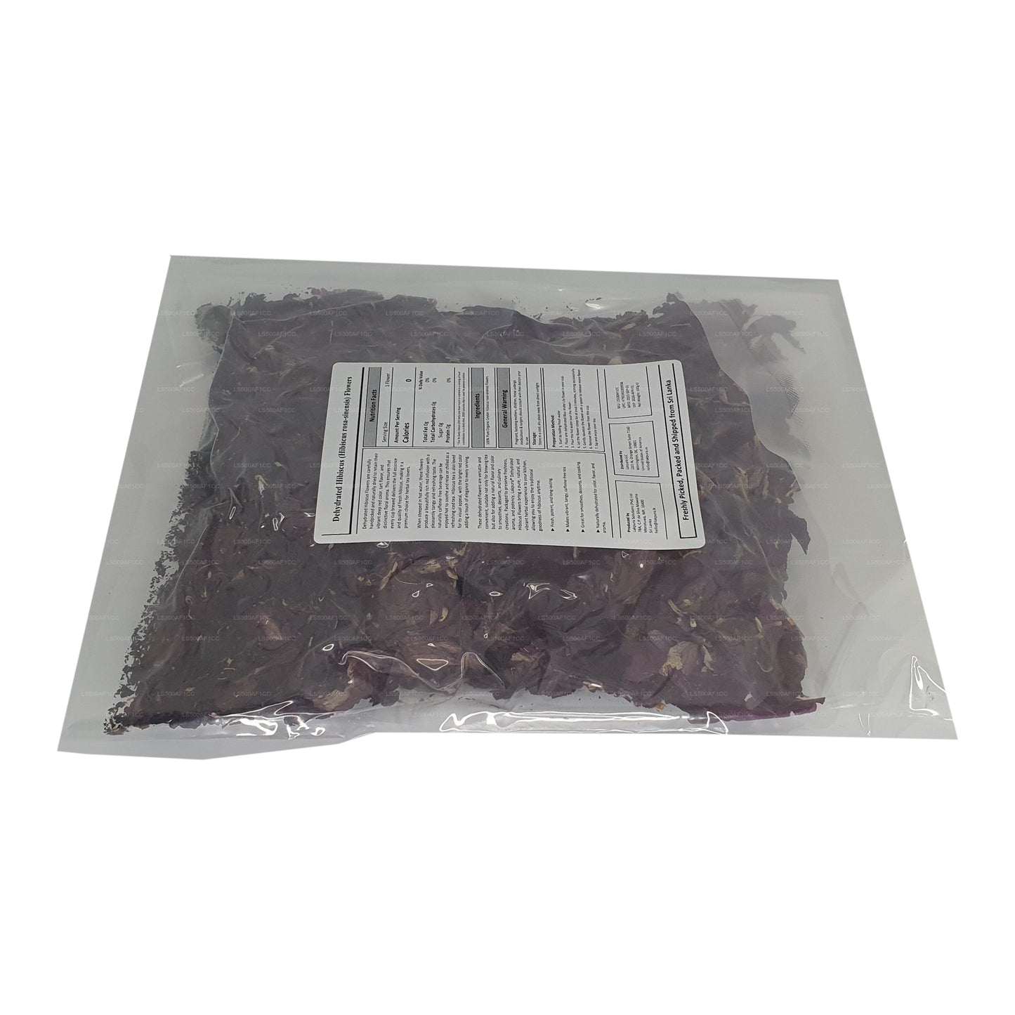 Lakpura® kuivatatud hibiskuseroosi (Wada Mal) õied