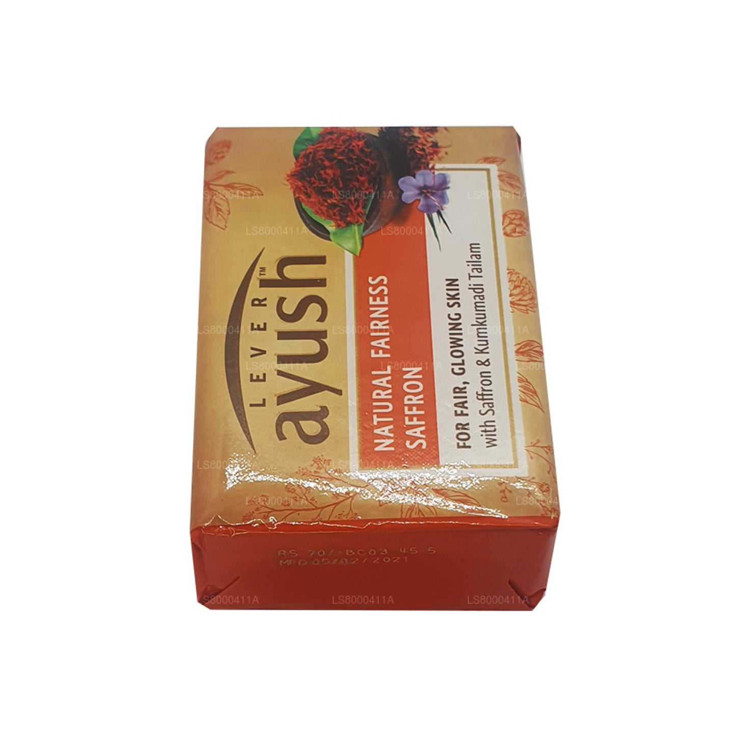 Lever Ayush Natural Fairness Saffron Soap (100g)