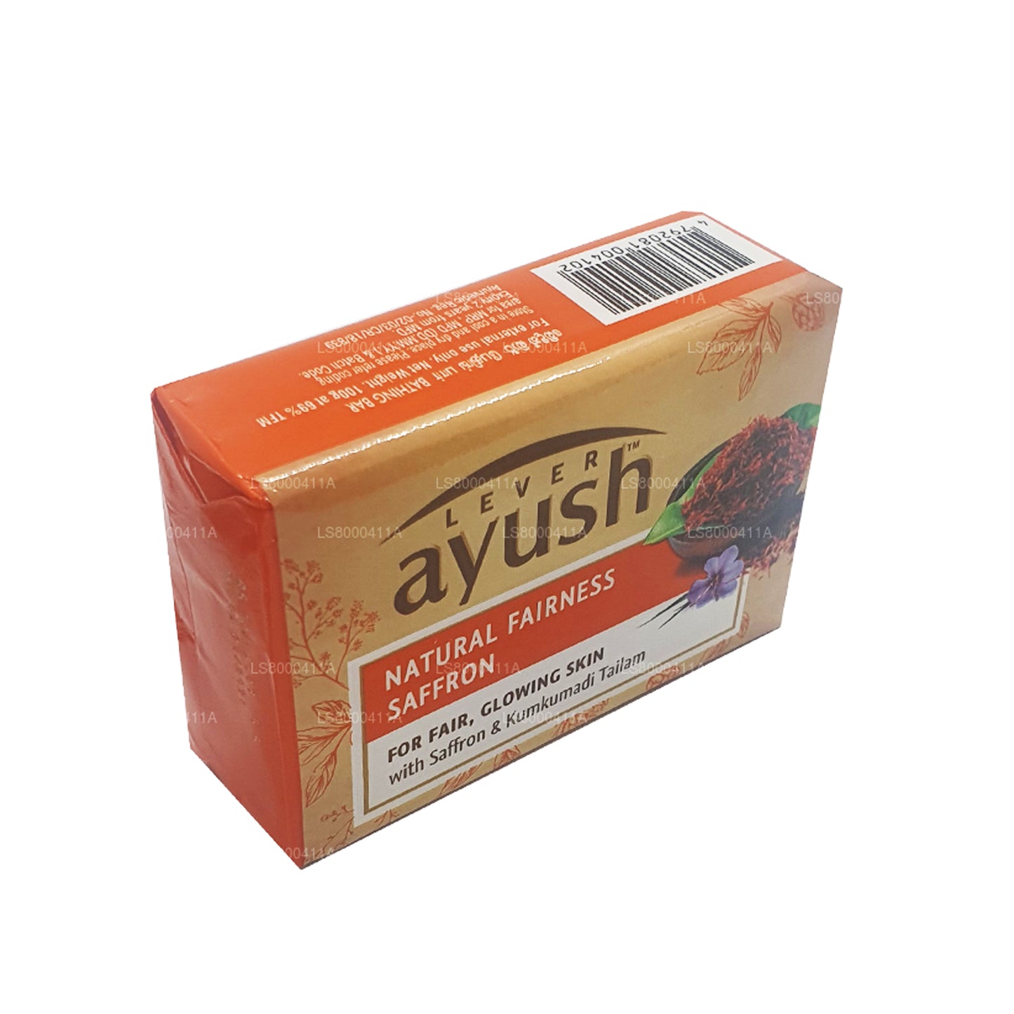 Lever Ayush Natural Fairness Saffron Soap (100g)