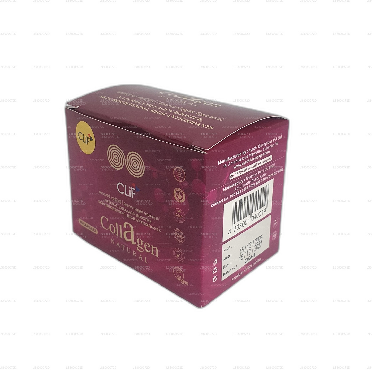 Clif Collagen Natural (60 kapslit)