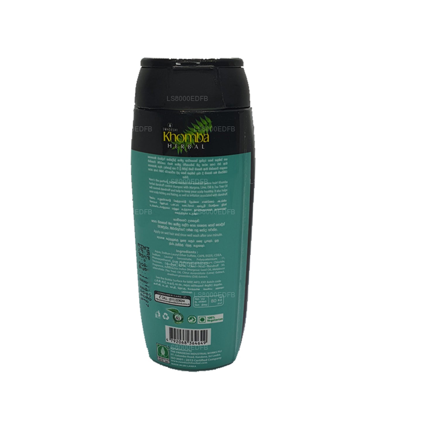 Swadeshi Khomba kõõmavastane šampoon (80 ml)