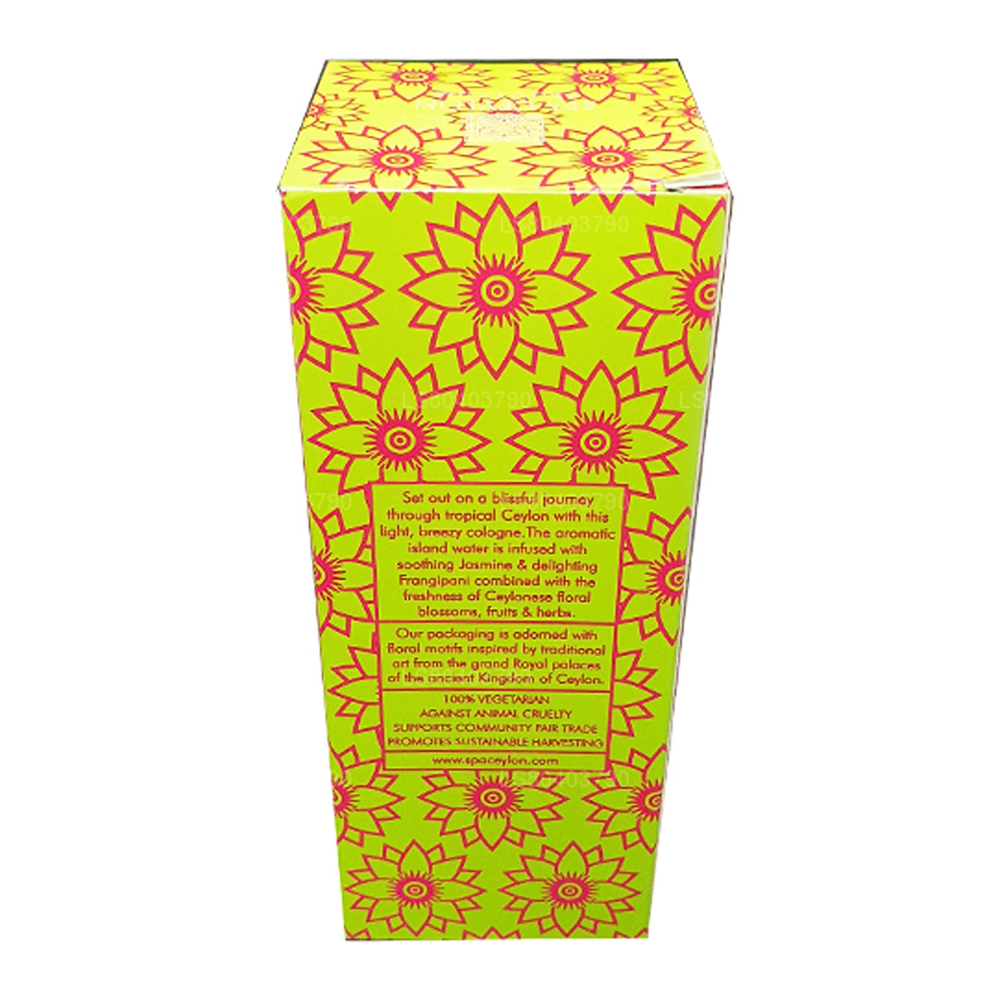 Spa Ceylon Jasmine Frangipani Eau de Ceylon (100ml)