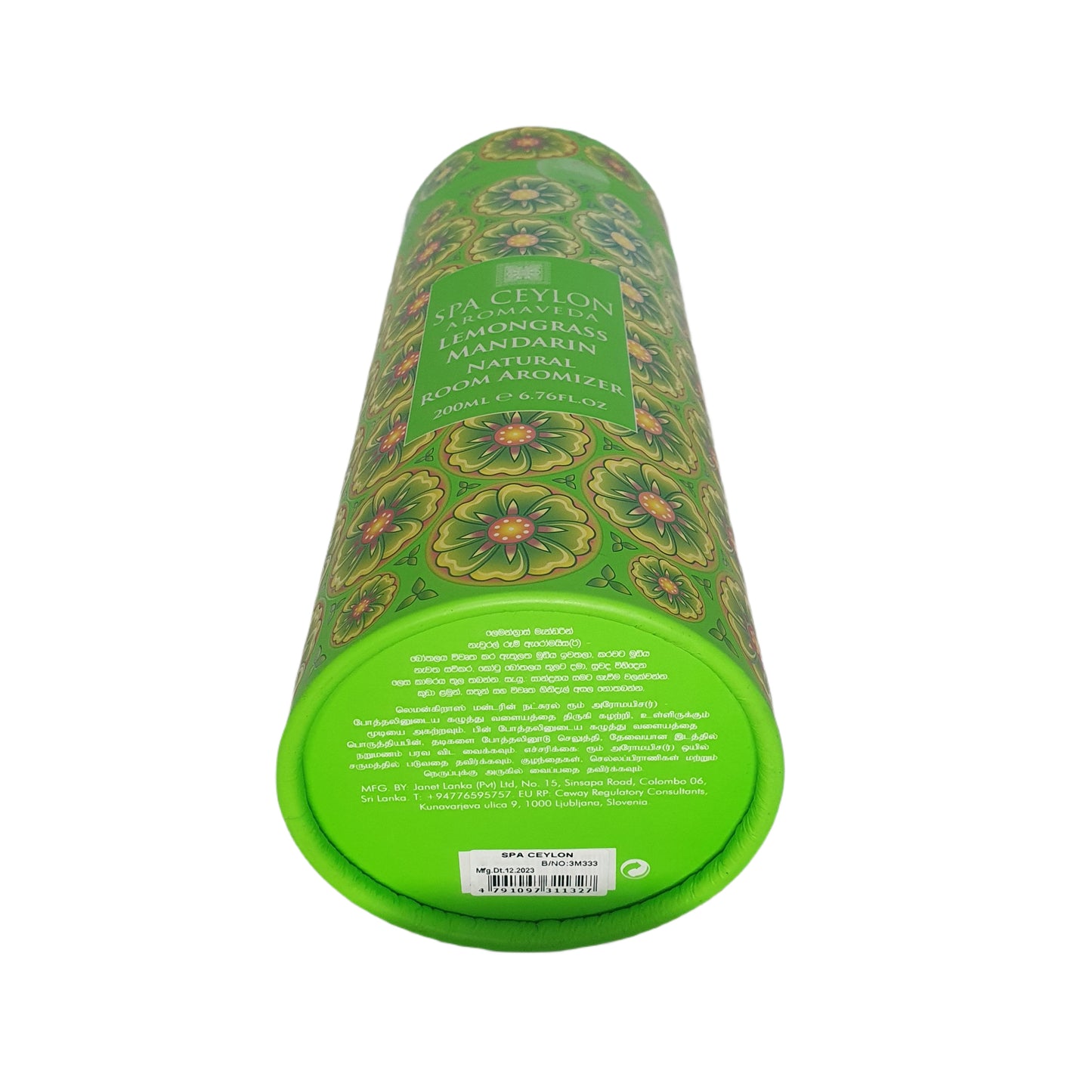 Spa Ceylon Lemongrass Mandarin Natural Room Aromizer