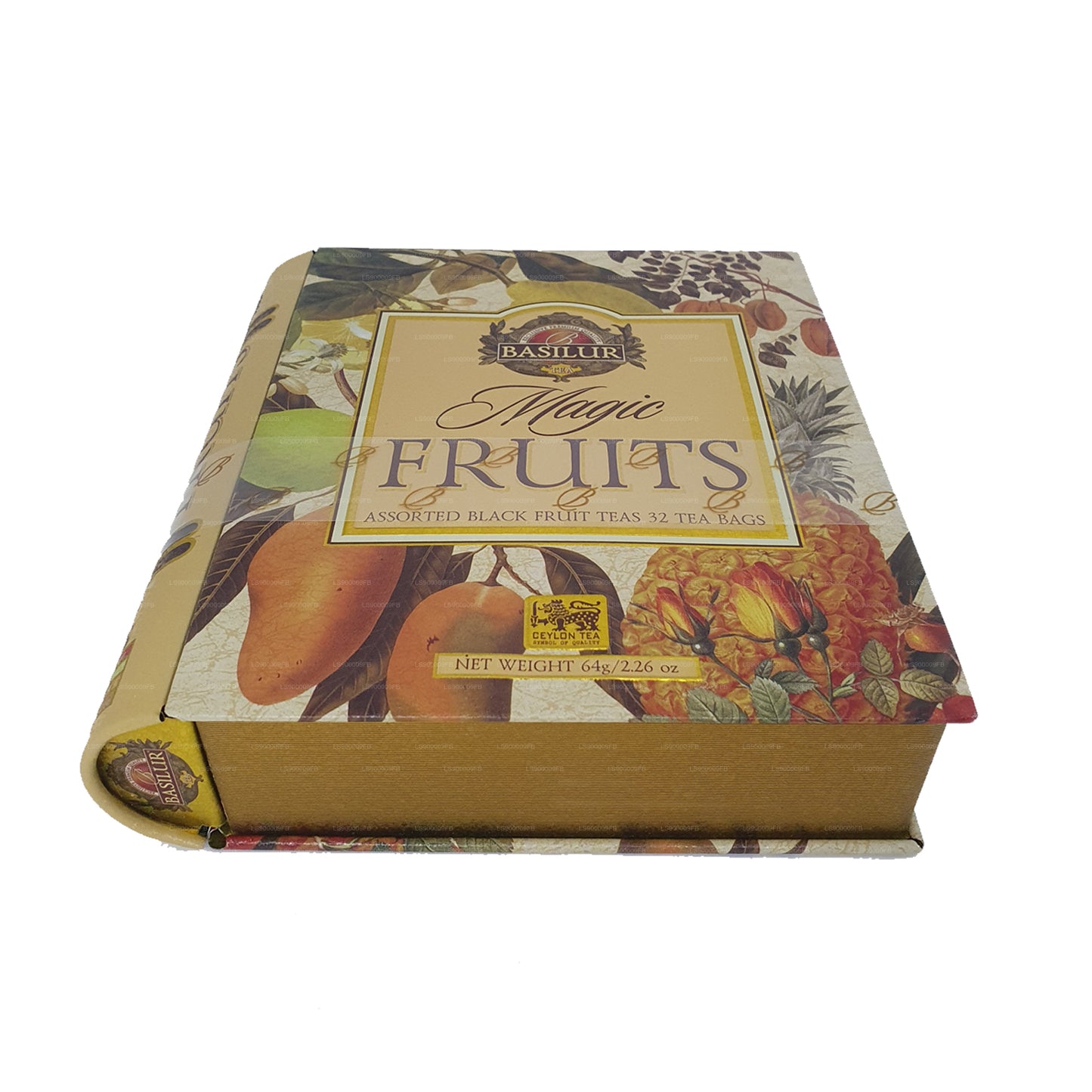 Basilur Magic Fruits Assorted Tea Book (64g) 32 Tea Bags