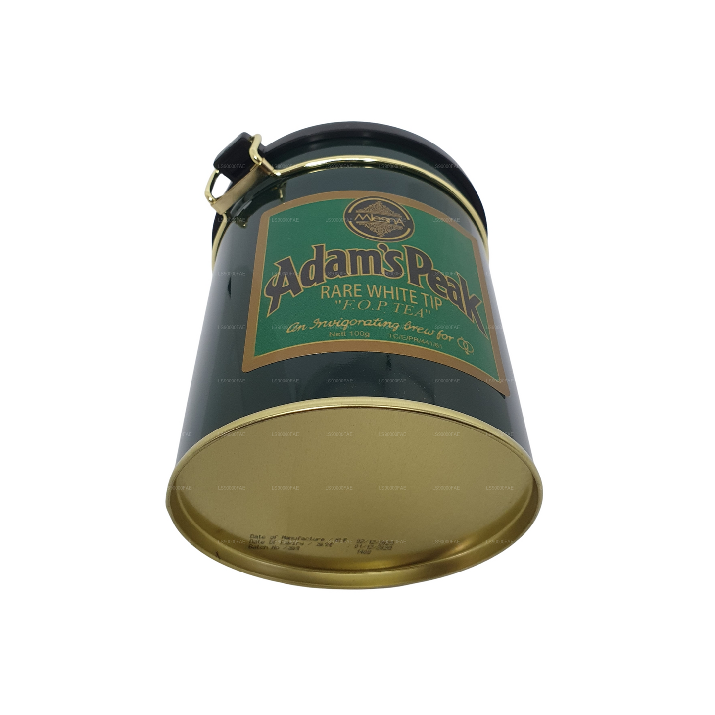Mlesna Adam's Peak haruldaste valgete otstega F.O.P. tee metallkarp (100g)