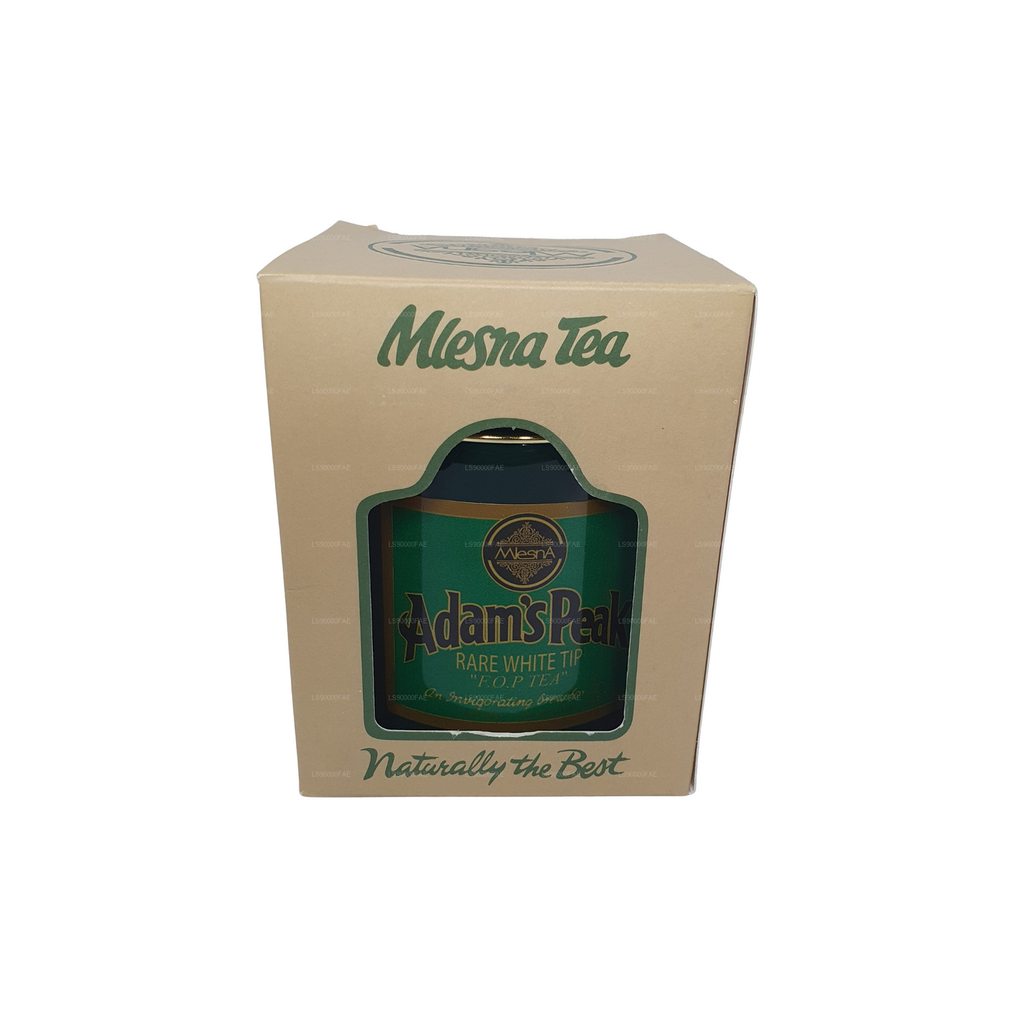 Mlesna Adam's Peak haruldaste valgete otstega F.O.P. tee metallkarp (100g)