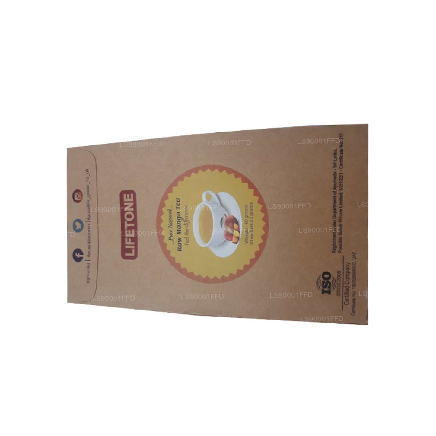 Lifetone Raw Mango Tea (40g)