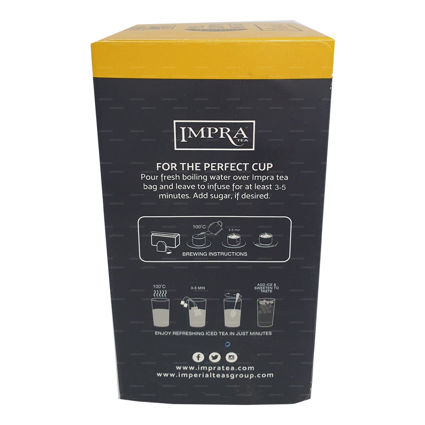 Impra Ginger Foil Pack (40g) 20 Tea Bags