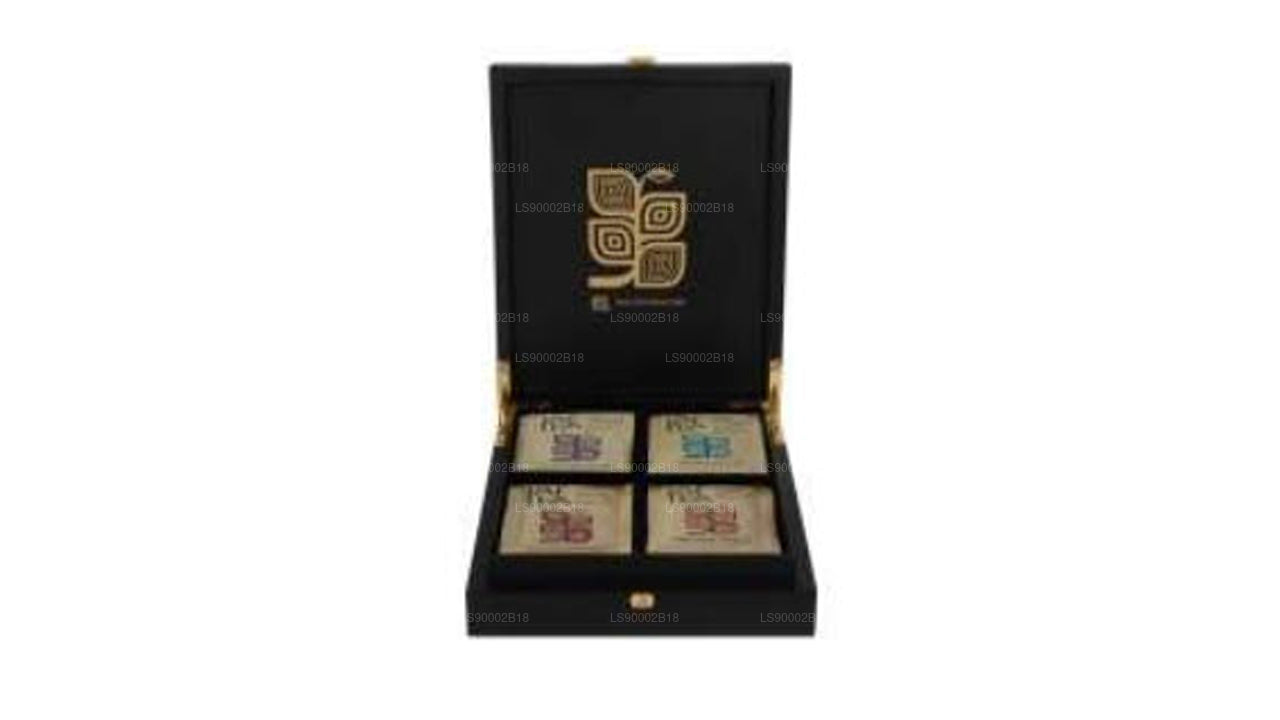 Jaf Tea Closed Top 4 Compartment Wooden Presenter