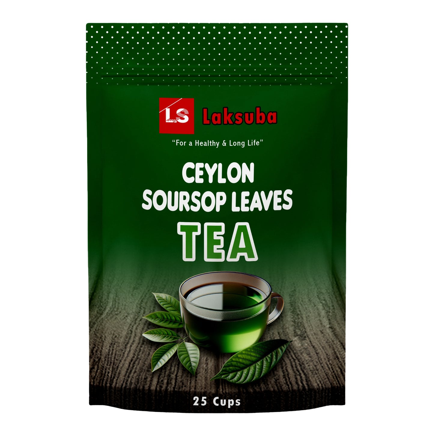 Laksuba Ceyloni hapukapsa lehtedega tee (37,5 g) 25 teekotti