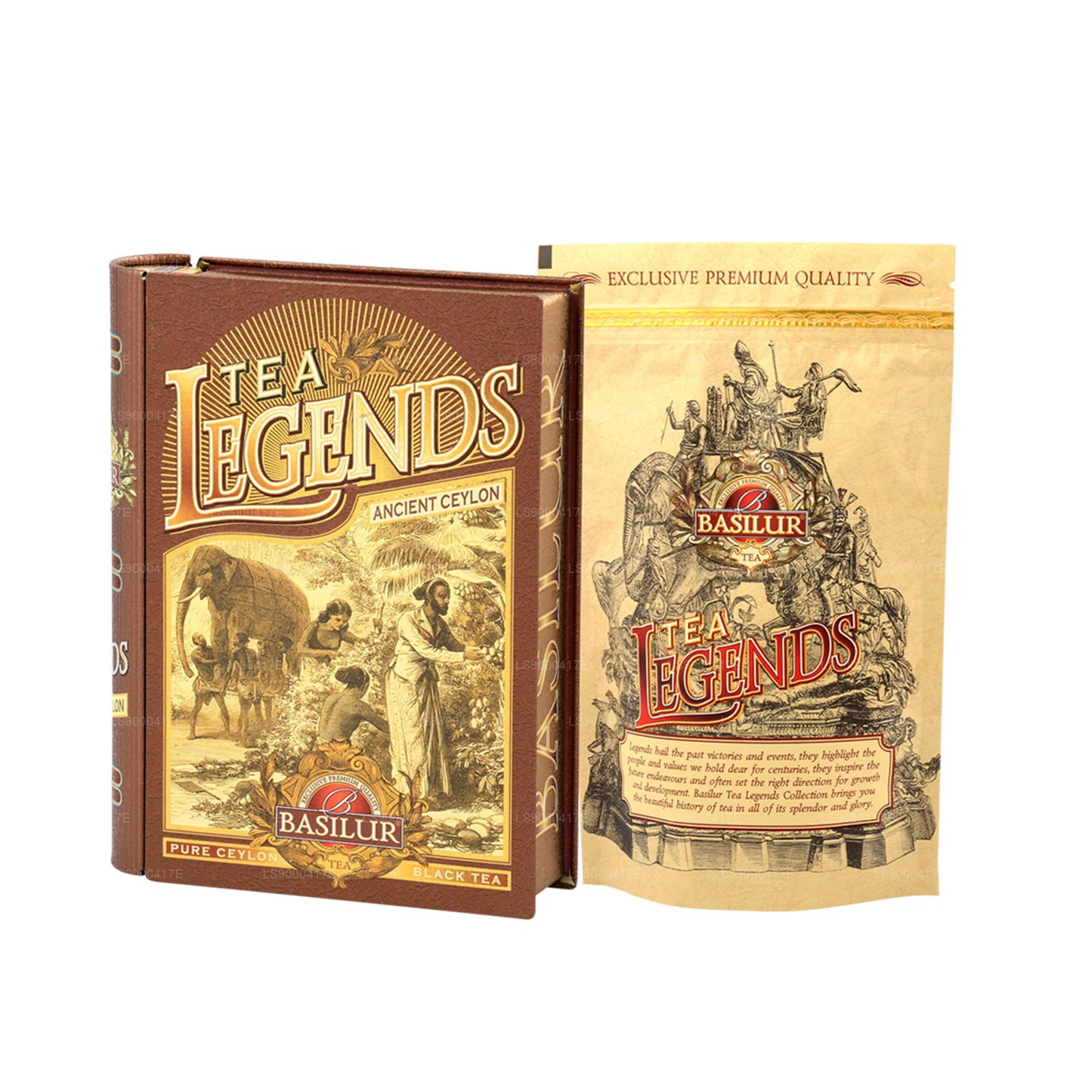 Basilur Tea Book "Tea Legends Ancient Ceylon" (100g) Caddy