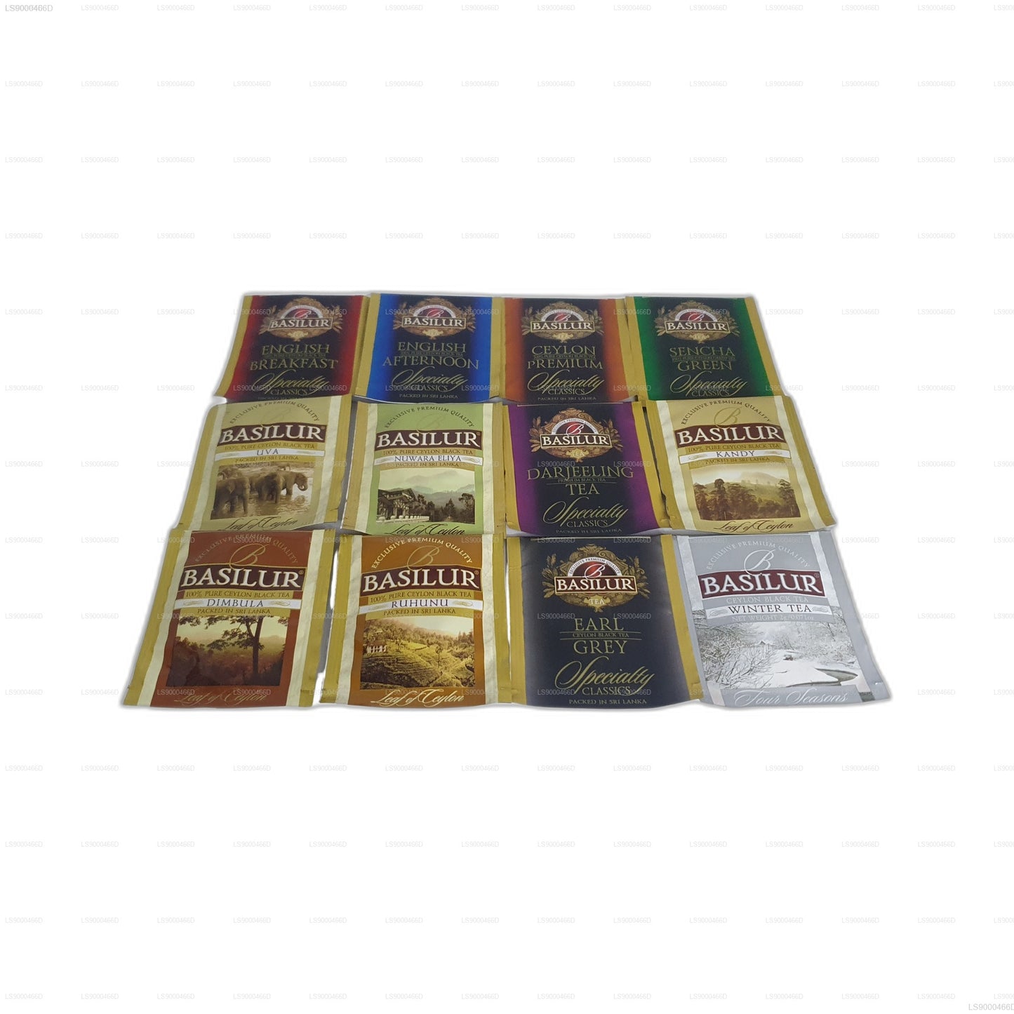 Basilur Executive Gifts puidust teekottide komplekt (235g) 120 teekotti