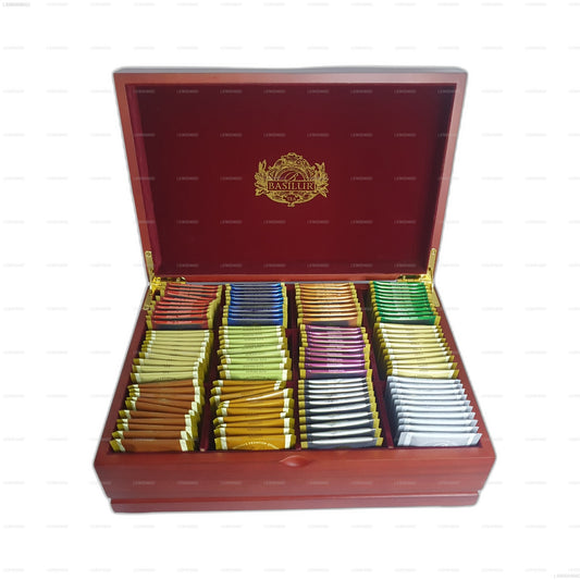 Basilur Executive Gifts puidust teekottide komplekt (235g) 120 teekotti