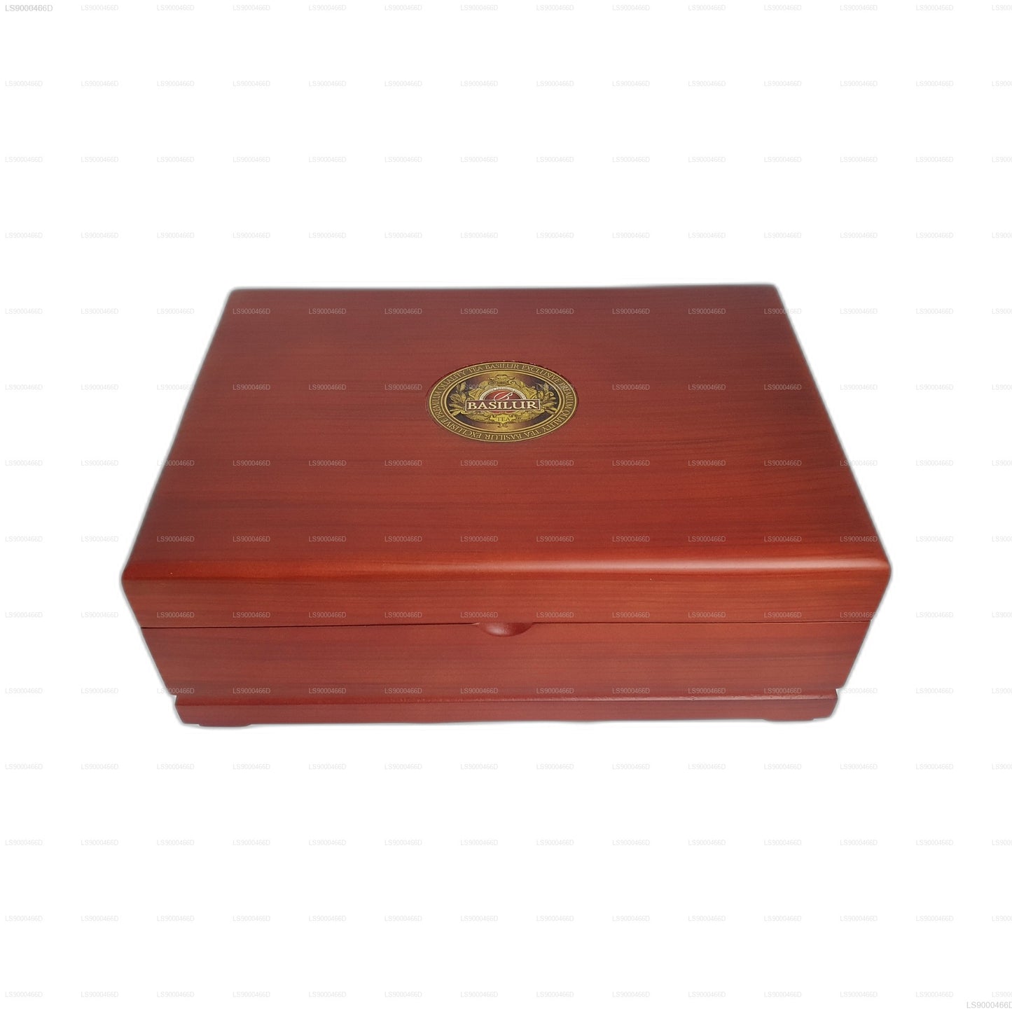 Basilur Executive Gifts puidust teekottide komplekt (235g) 120 teekotti