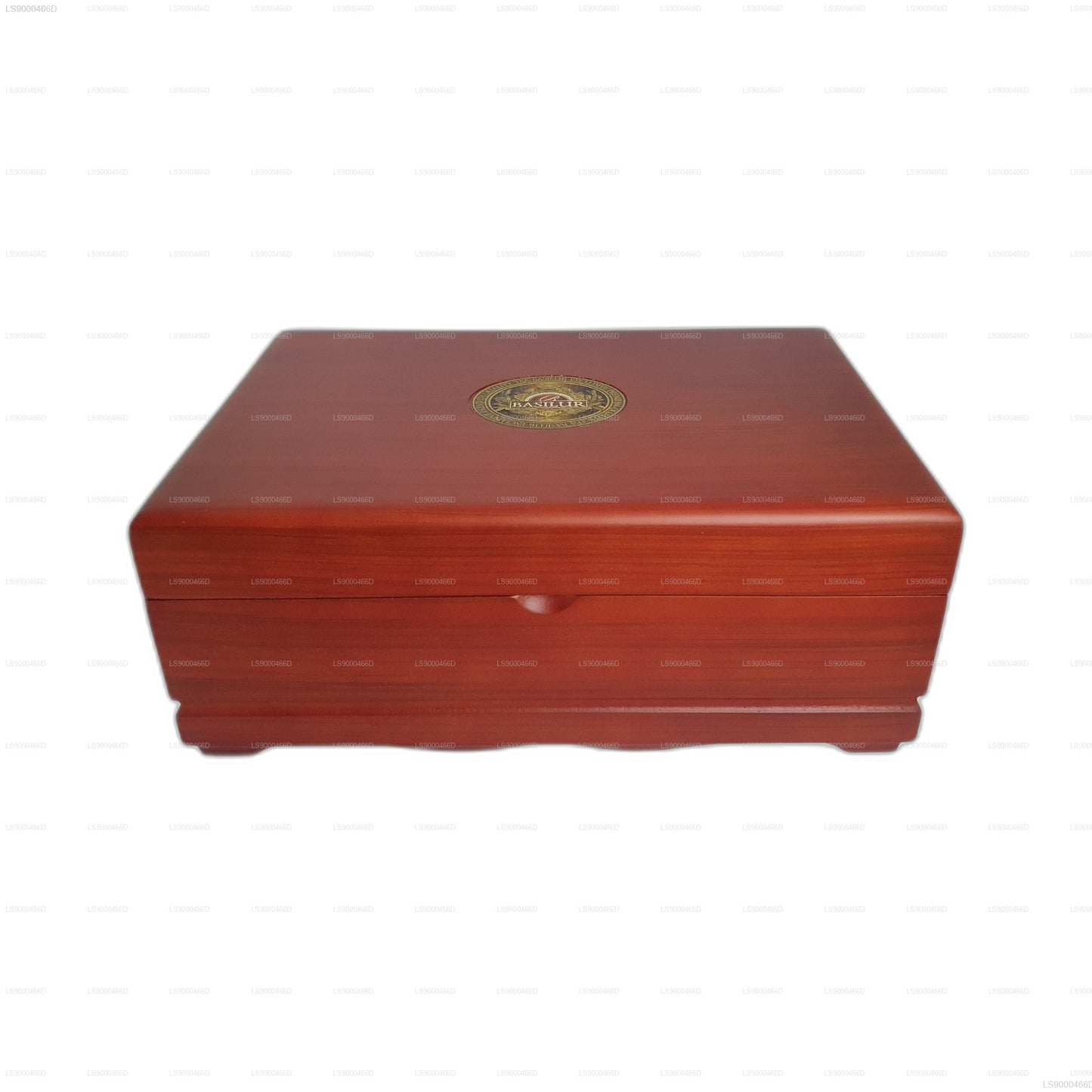 Basilur Executive Gifts puidust teekottide komplekt (235g) 120 teekotti