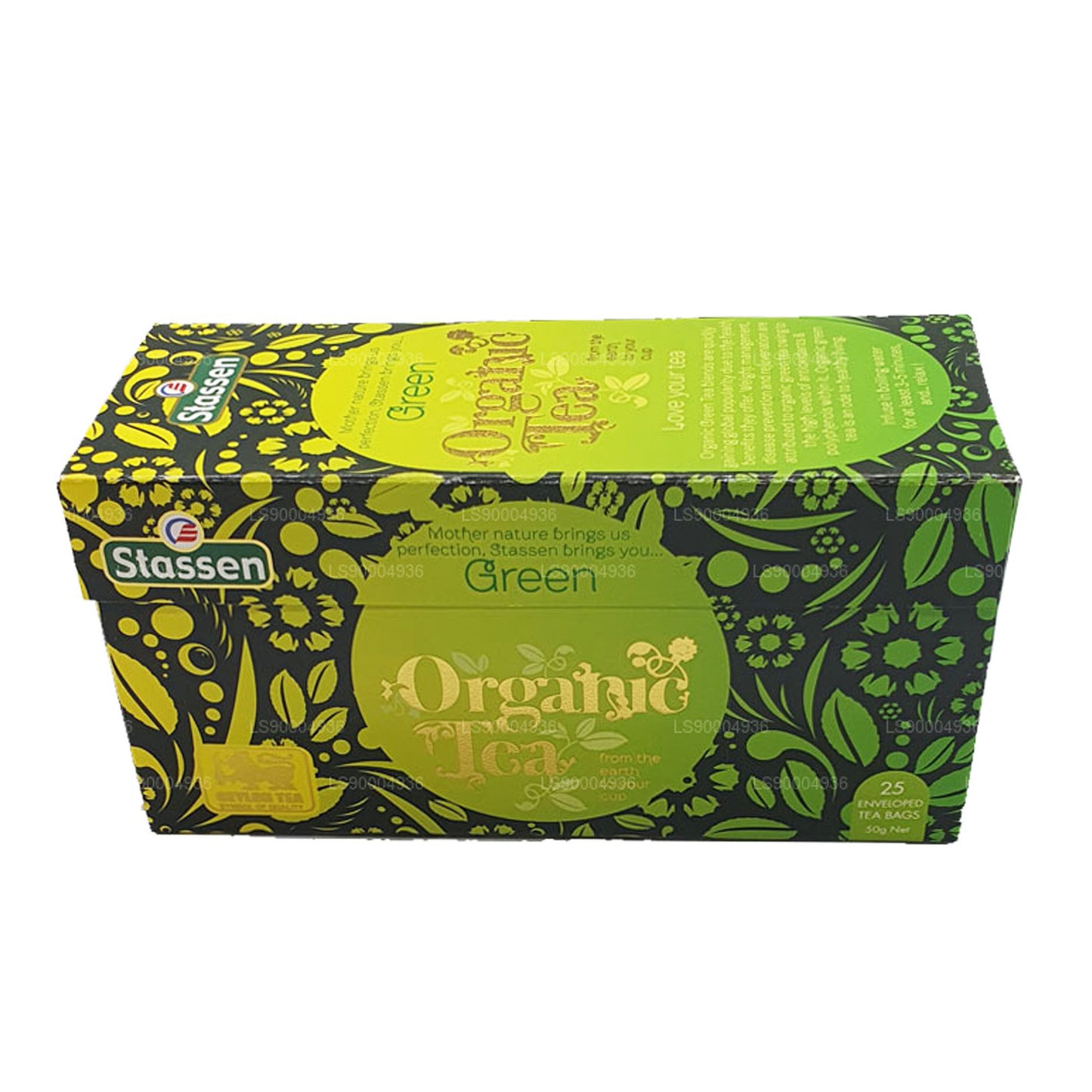 Stassen Green Organic Tea (50g) 25 Tea Bags