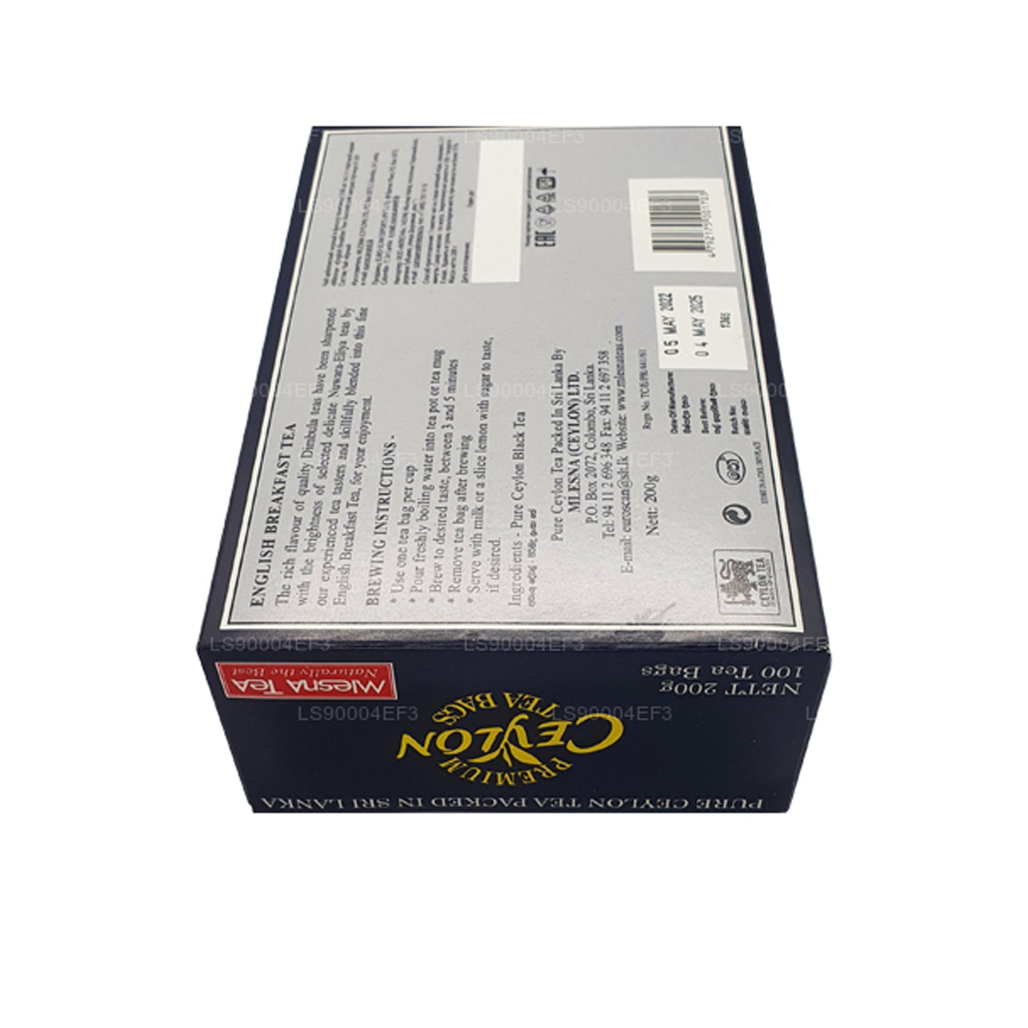 Mlesna English Breakfast Tea (200g) 100 Tea Bags