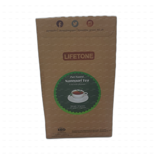 Lifetone Nannari Tea (40g) 20 Tea Bags