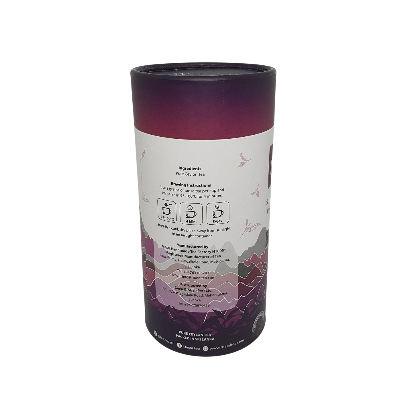 Massi Tee Single Estate Käsitööna Valminud Kange Must Tee (50g)