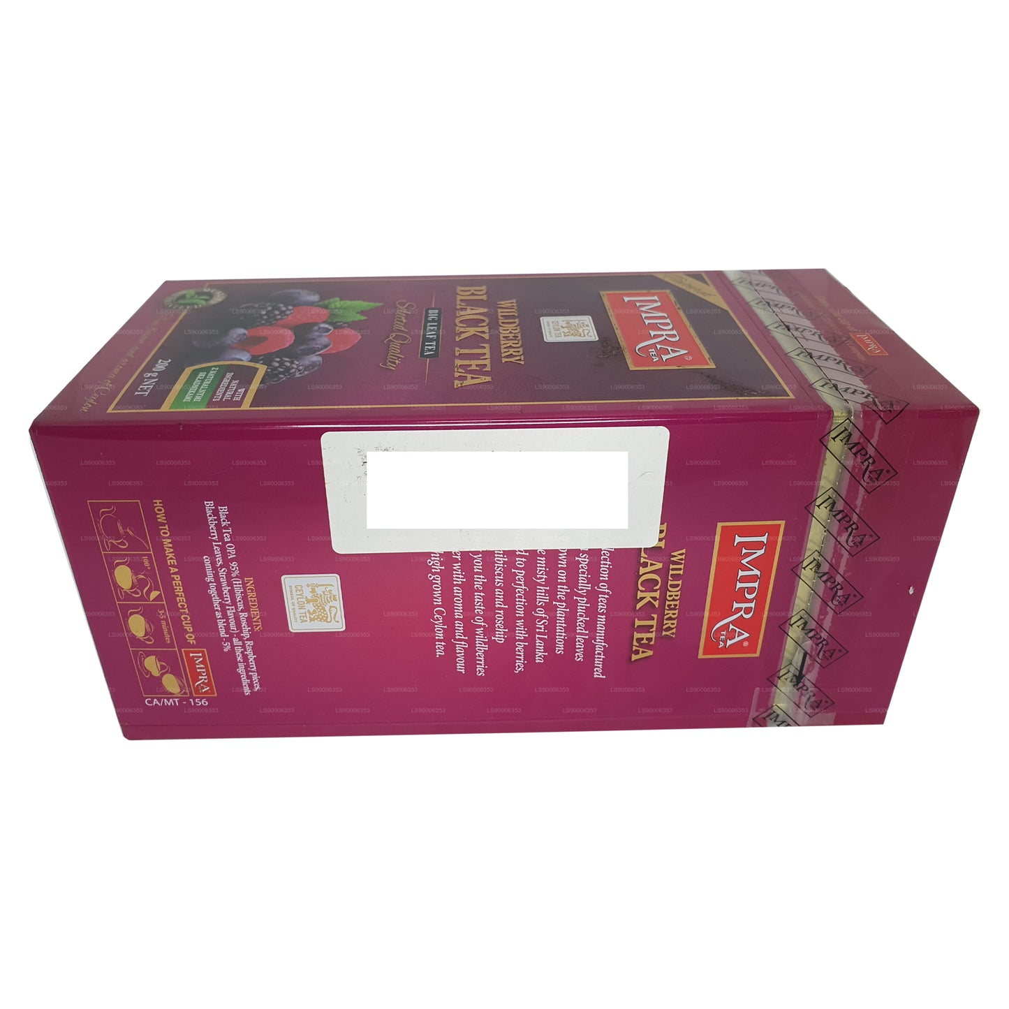 Impra Wildberry Big Leaf  Black Tea (200g) Meatal Caddy