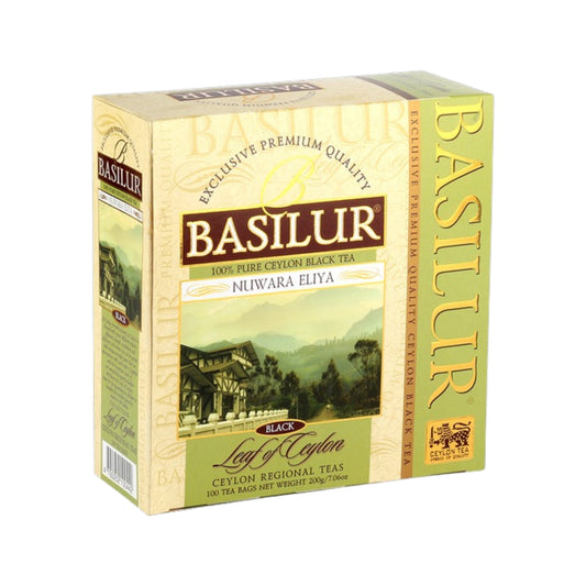 Basilur Leaf of Ceylon Nuwara Eliya Black Tea (200g) 100 Tea Bags