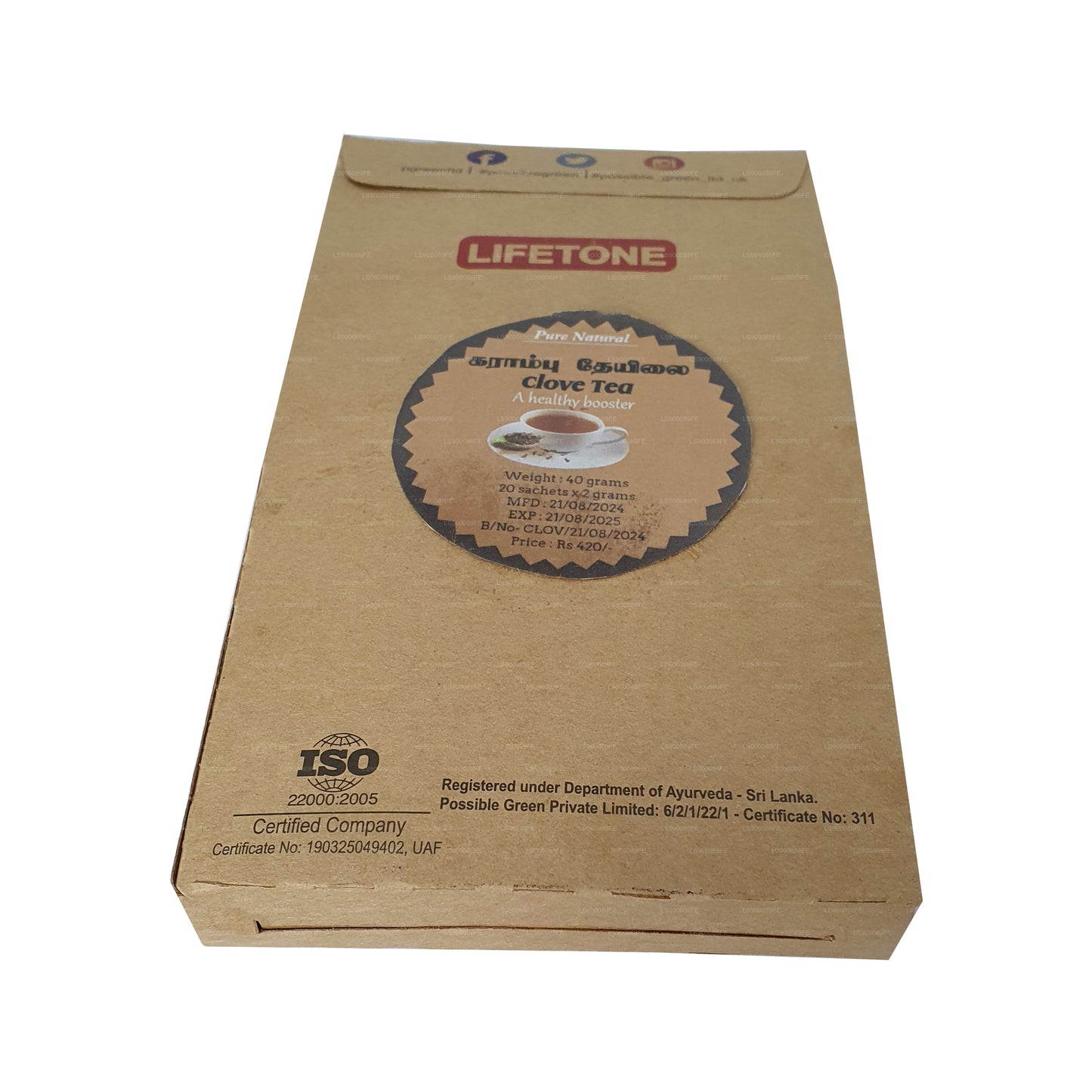 Lifetone Clove Tea (40g)