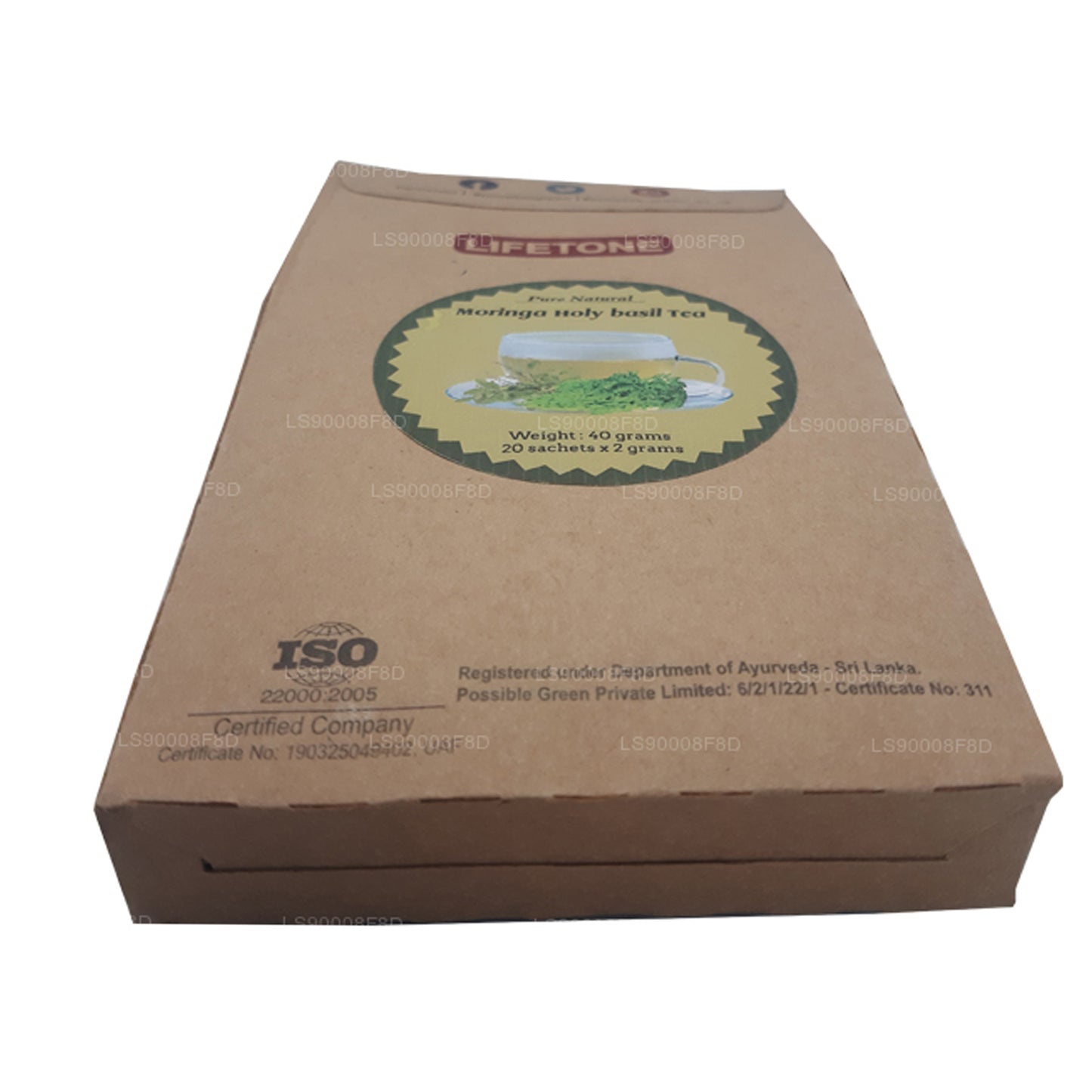 Lifetone Moringa Holy Basil Tea (40g)