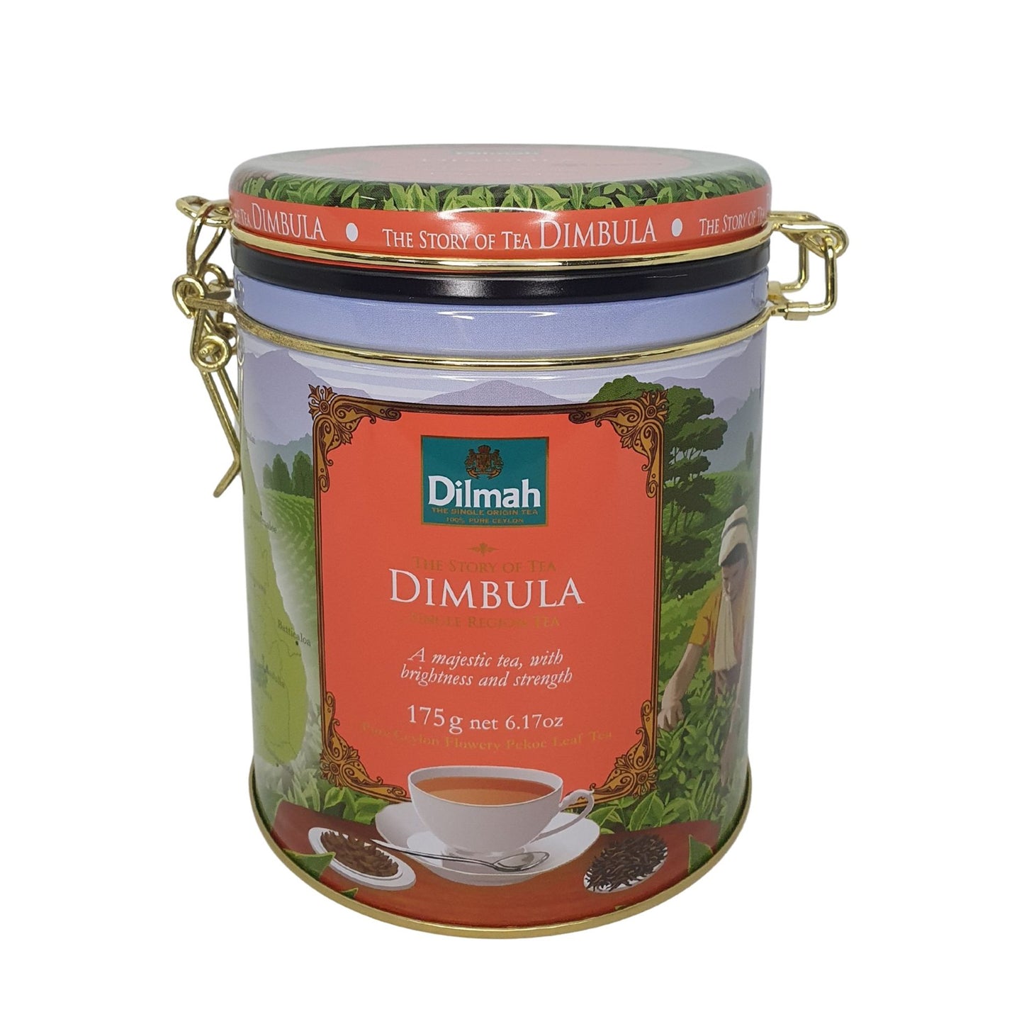 Dilmah The Story Of Tea Dimbula (175g) Tea Caddy