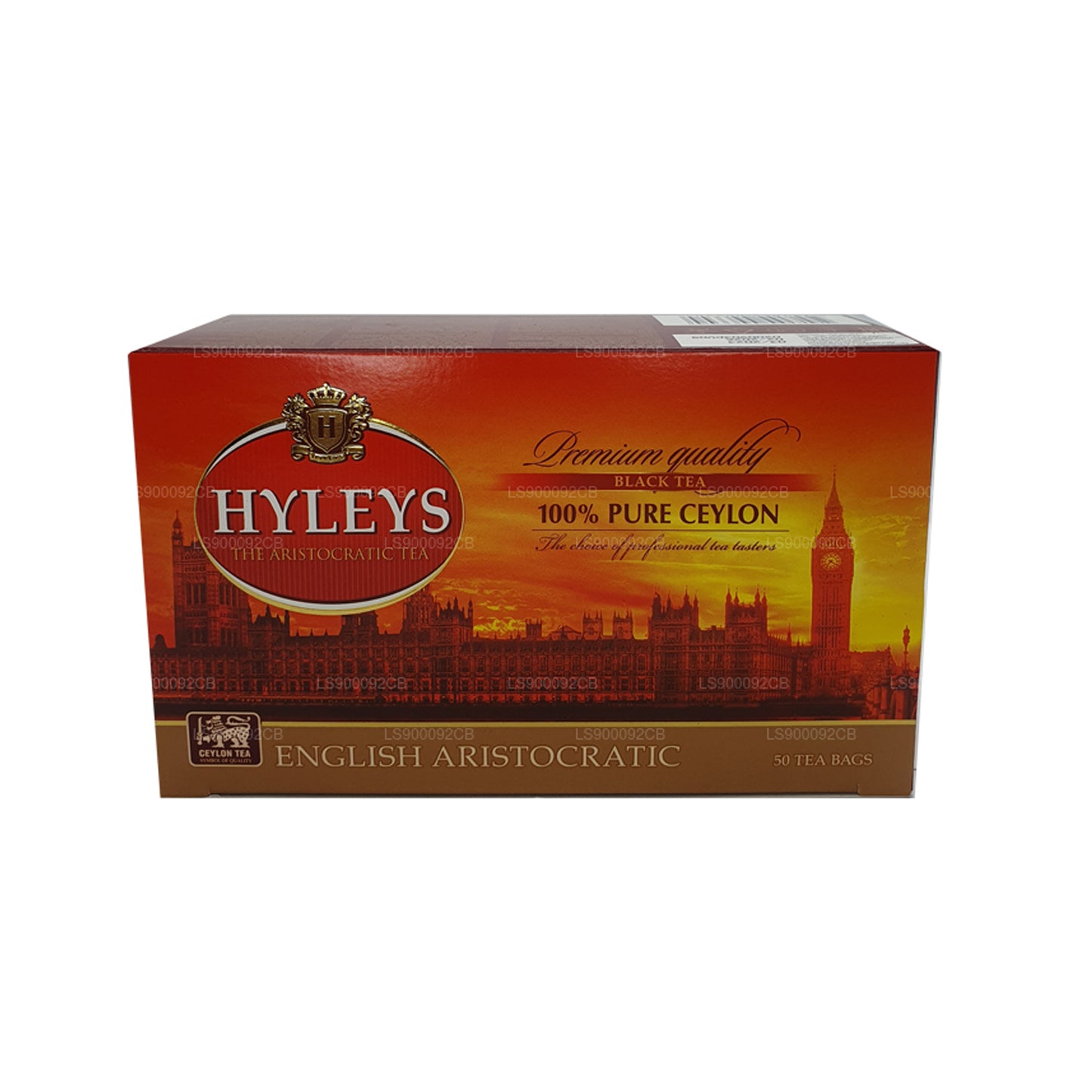 Hyleys Premium Quality Black Tea 50 Tea Bags (100g)