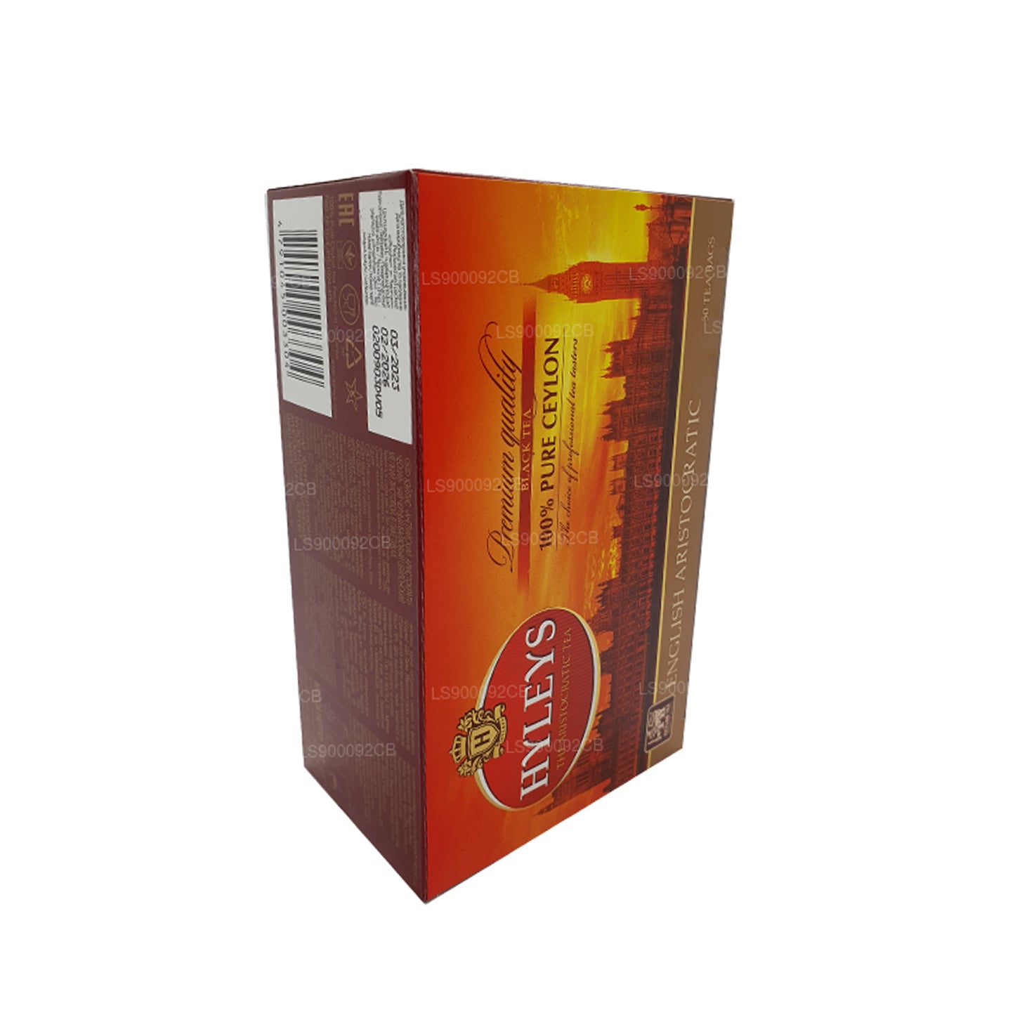 Hyleys Premium Quality Black Tea 50 Tea Bags (100g)