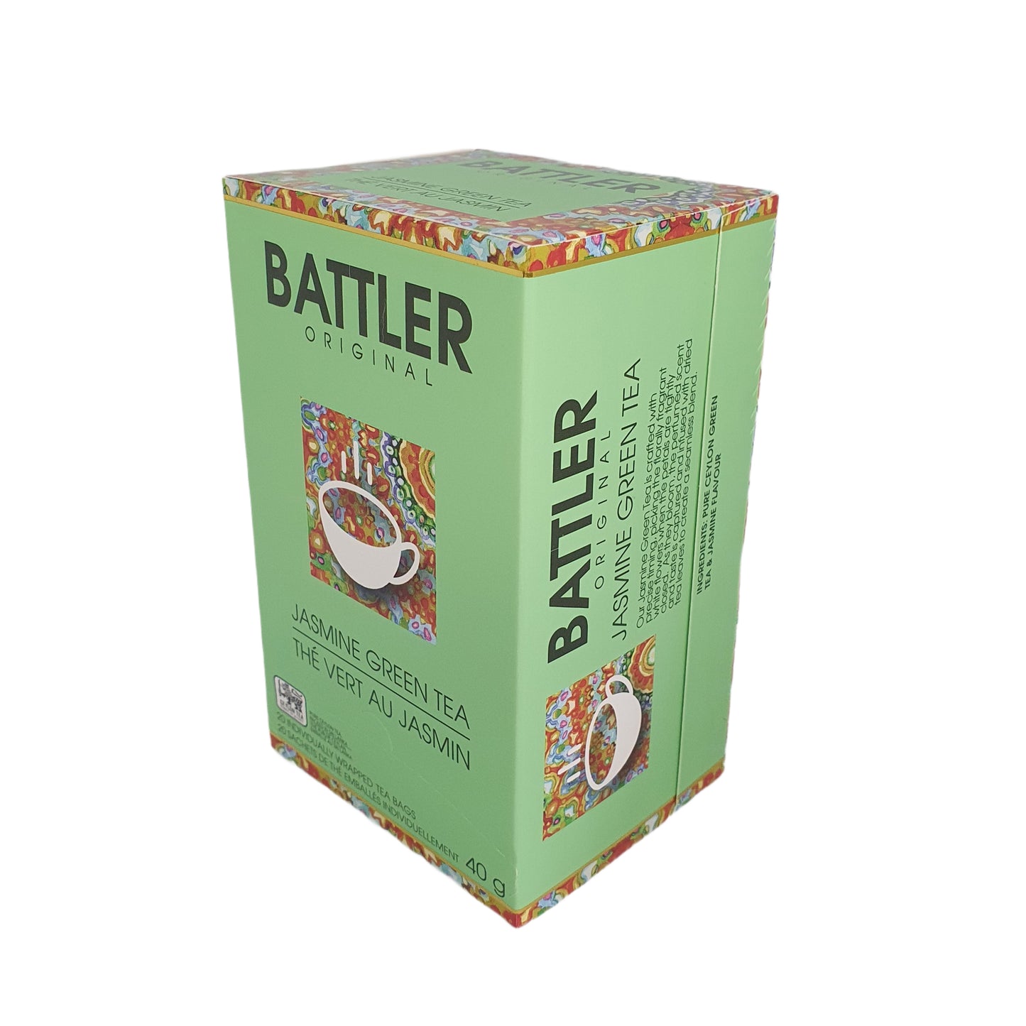 Battler Original jasmiini roheline tee (40g) 20 teekotti