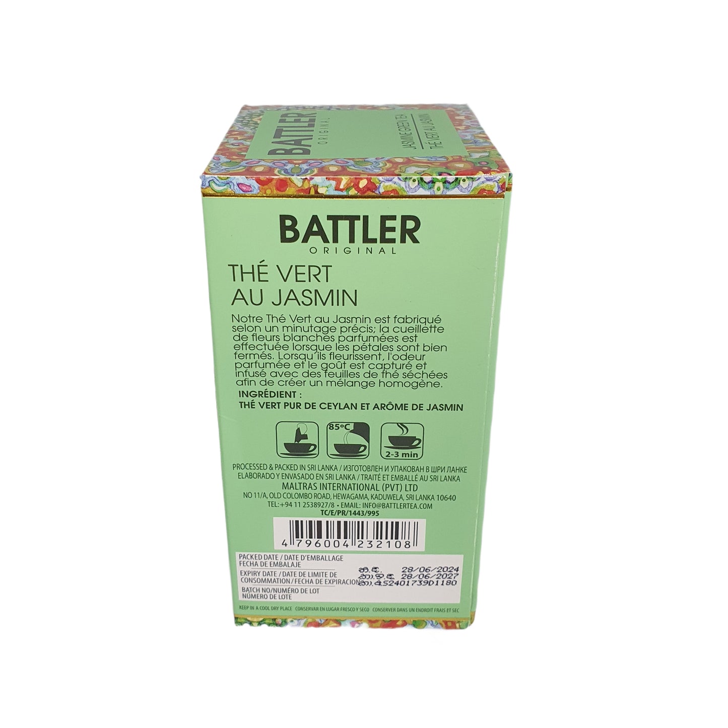 Battler Original jasmiini roheline tee (40g) 20 teekotti