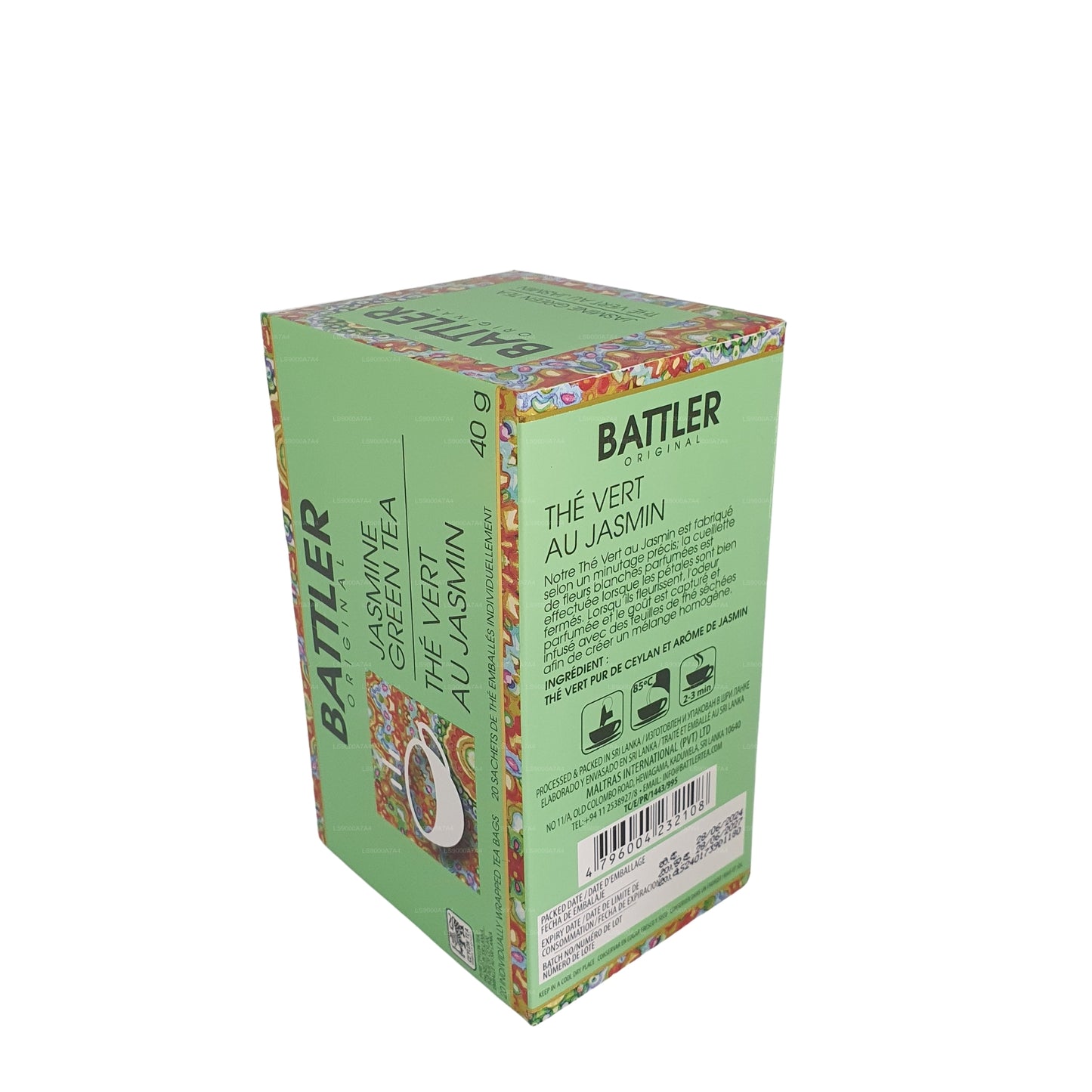 Battler Original jasmiini roheline tee (40g) 20 teekotti