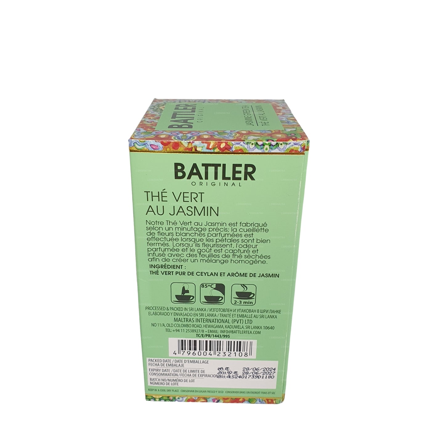 Battler Original jasmiini roheline tee (40g) 20 teekotti