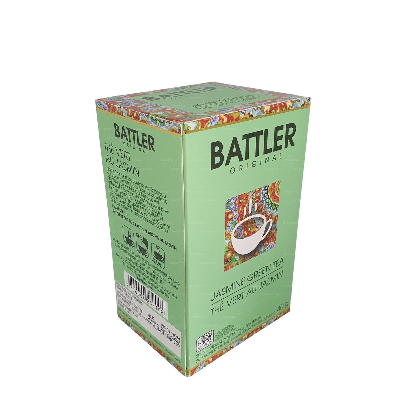 Battler Original jasmiini roheline tee (40g) 20 teekotti