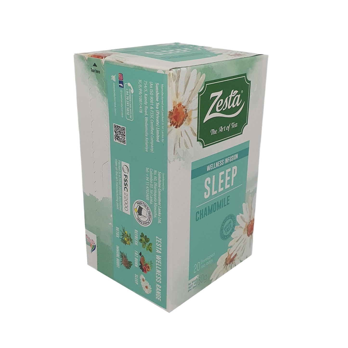 Zesta Wellness Infusion Sleep Tea (30g) 20 Tea Bags
