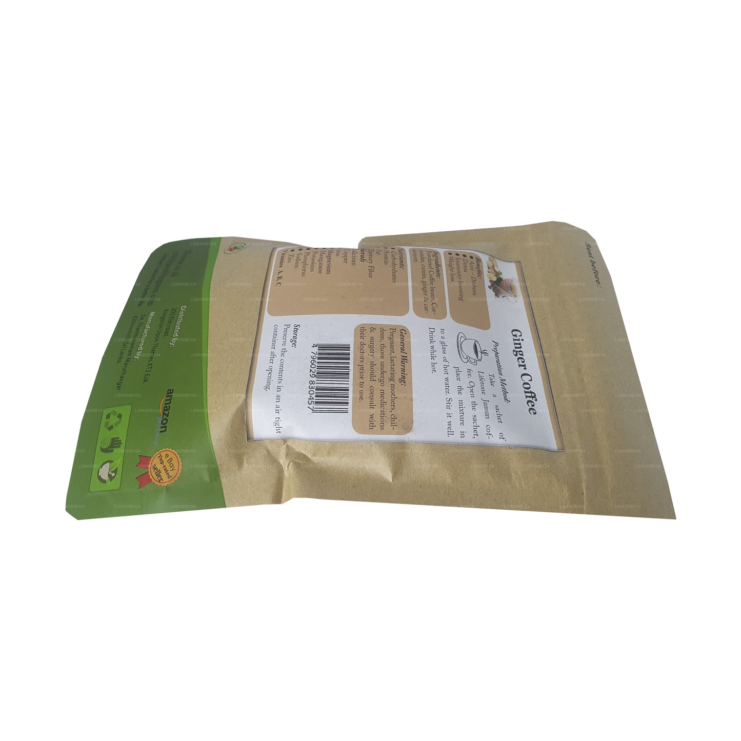 Lifetone Ginger Coffee (40g) 20 Tea Bags