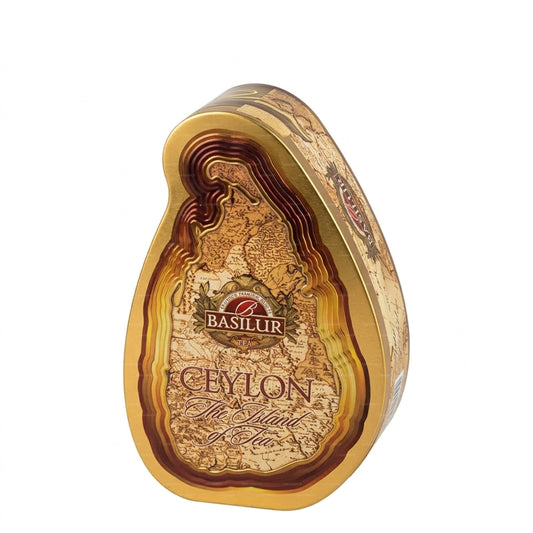 Basilur Island of Tea Gold Tea Caddy (100g)