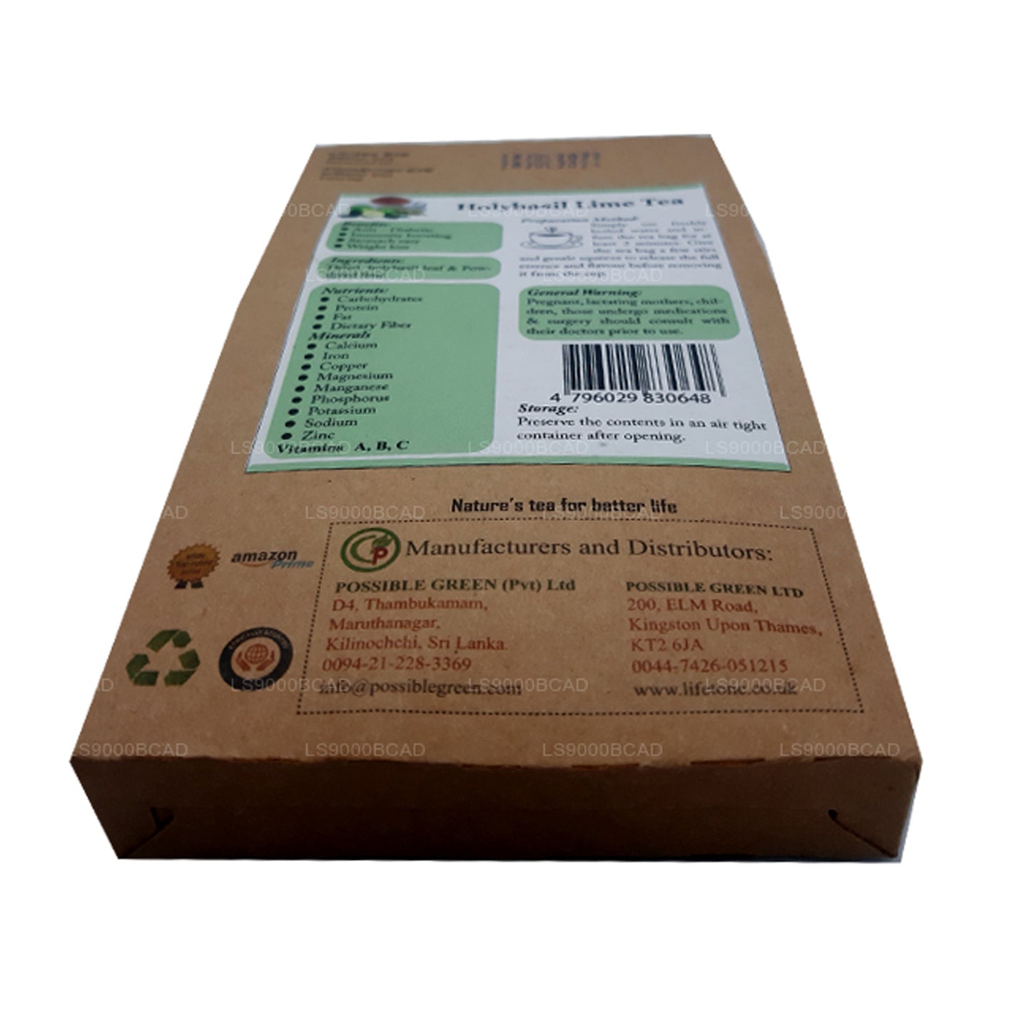 Lifetone Holy Basil Lime Tea (40g)