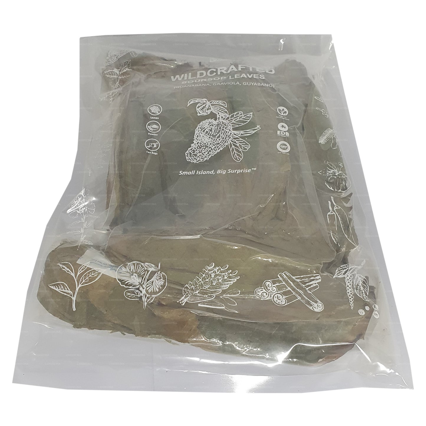 Lakpura® Metsikult korjatud hapukapsa (Guanabana, Graviola, Guyabano) kuivatatud lehed