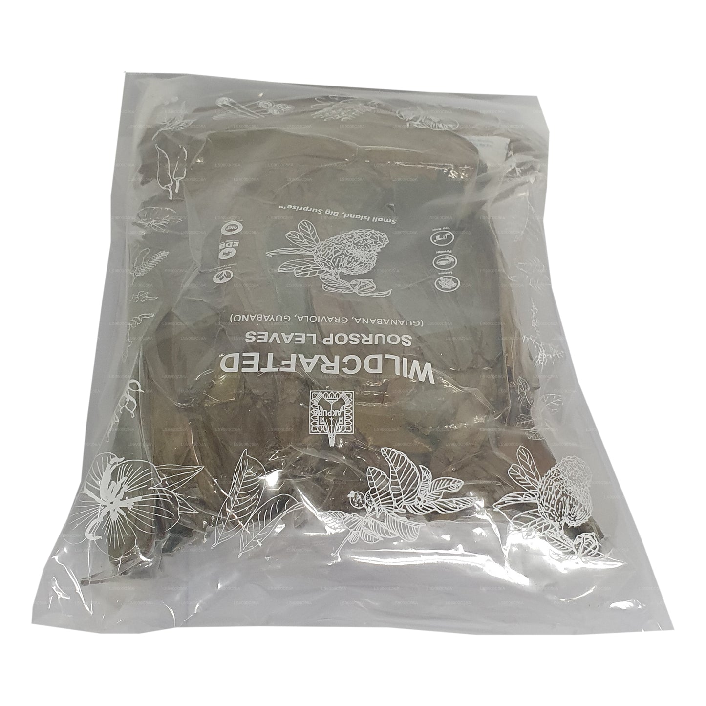 Lakpura® Metsikult korjatud hapukapsa (Guanabana, Graviola, Guyabano) kuivatatud lehed