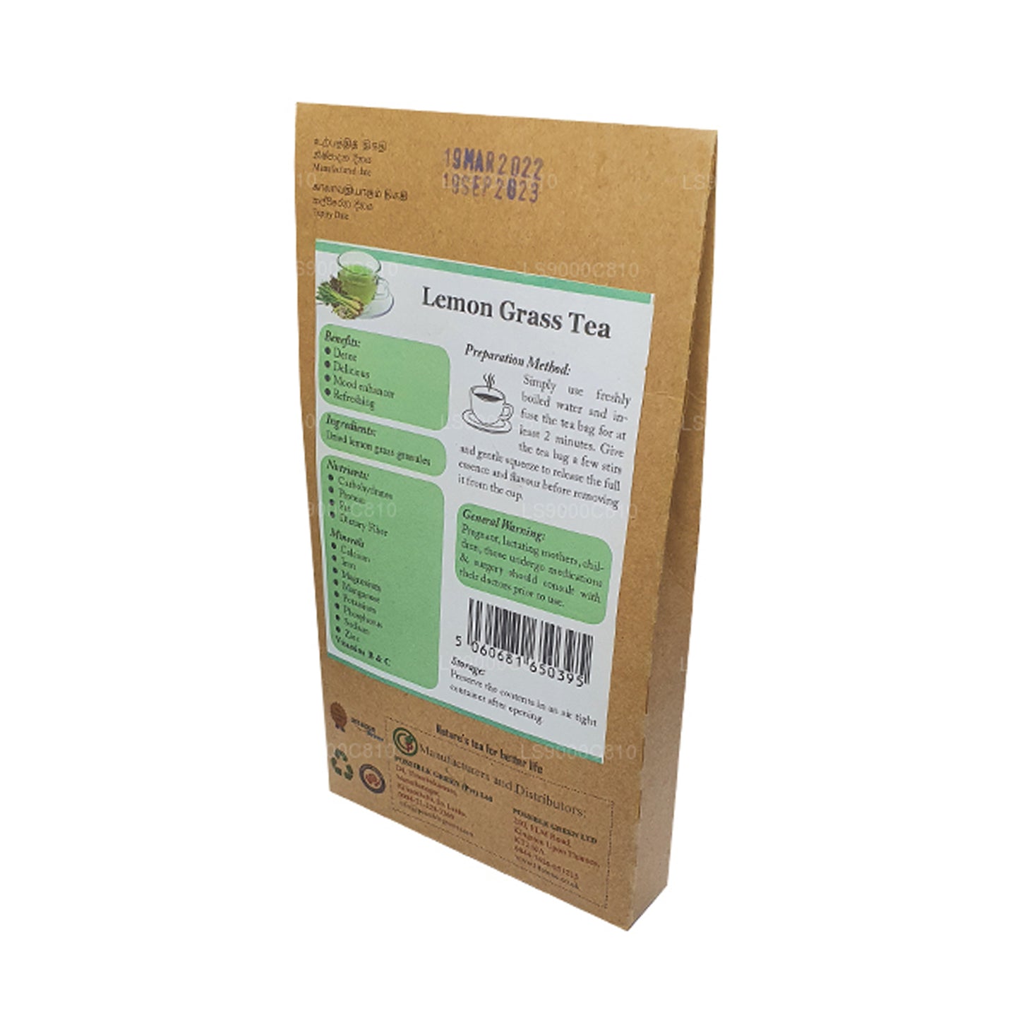 Lifetone Lemongrass Tea (30g)